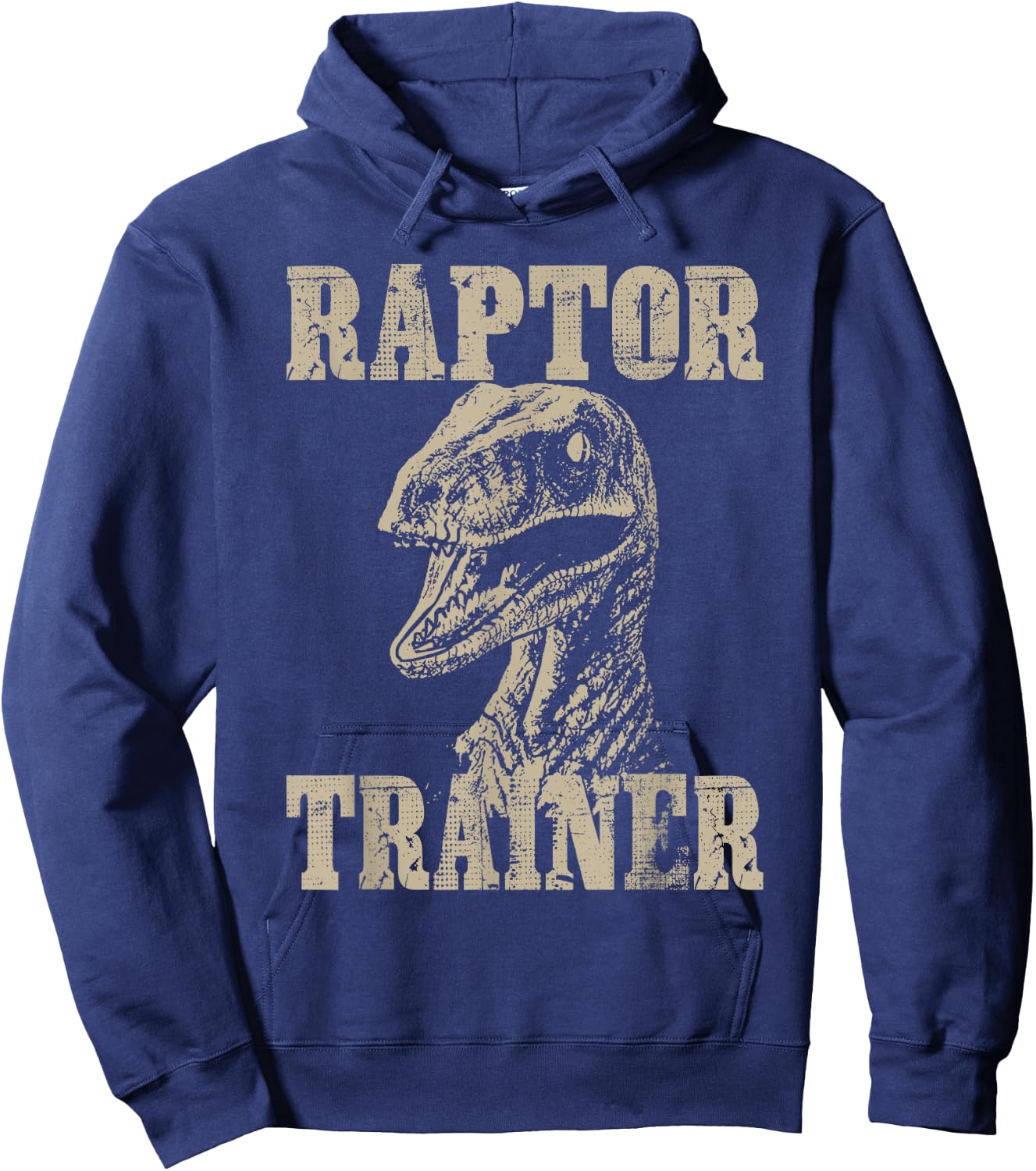 Raptor Trainer Funny Dinosaur Lover Halloween Costume Hoodie - Hoodie | Navy