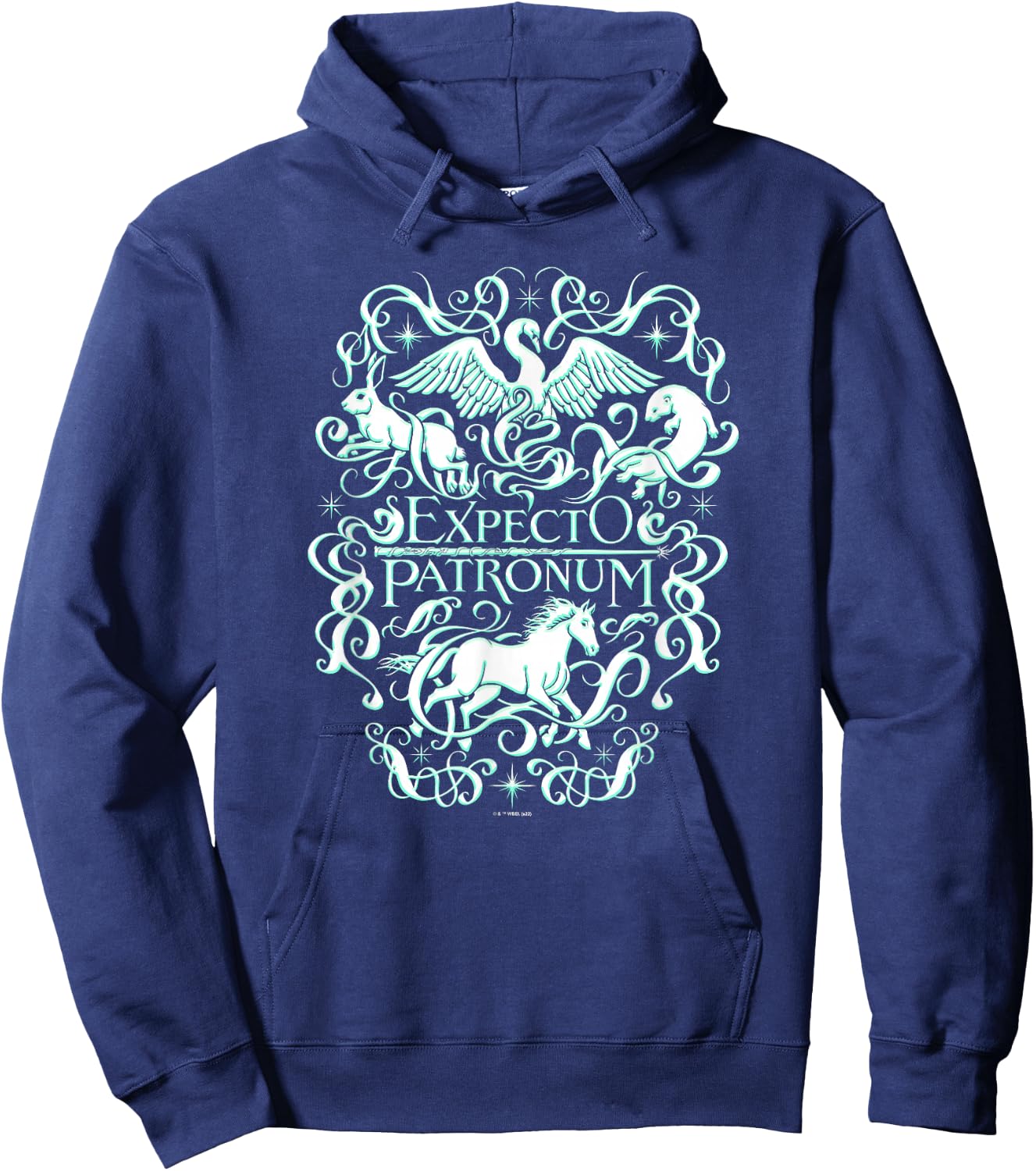 Harry Potter Expecto Patronum Animal Guide Hoodie - Hoodie | Navy