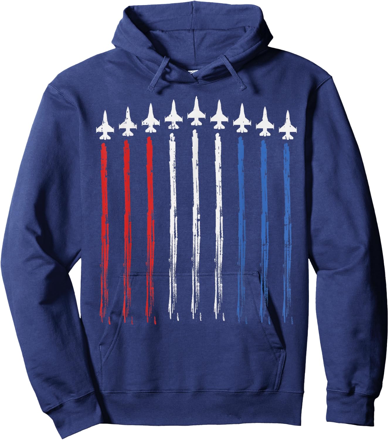 Jets US American Flag Independence 4th Of July Patriot Gift Hoodie - Hoodie | Navy