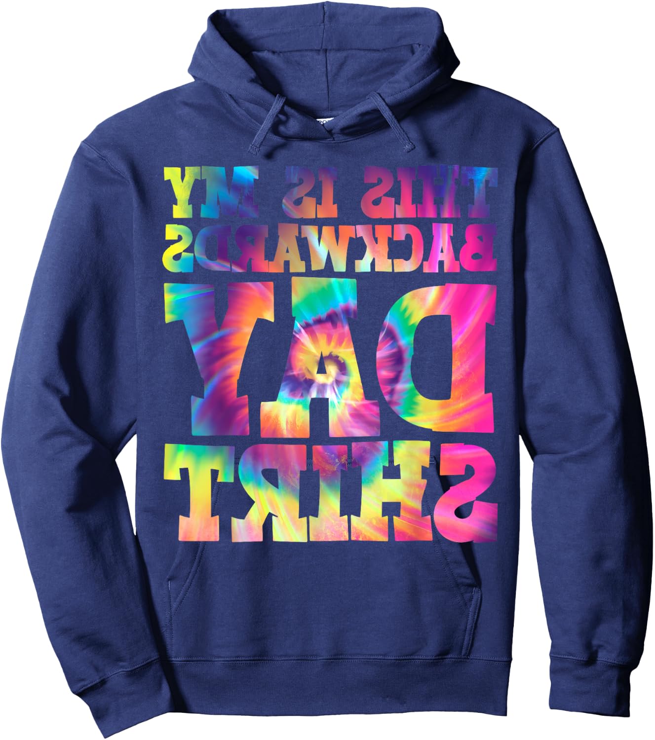 This Is My Backwards Day Hoodie - Hoodie | Navy