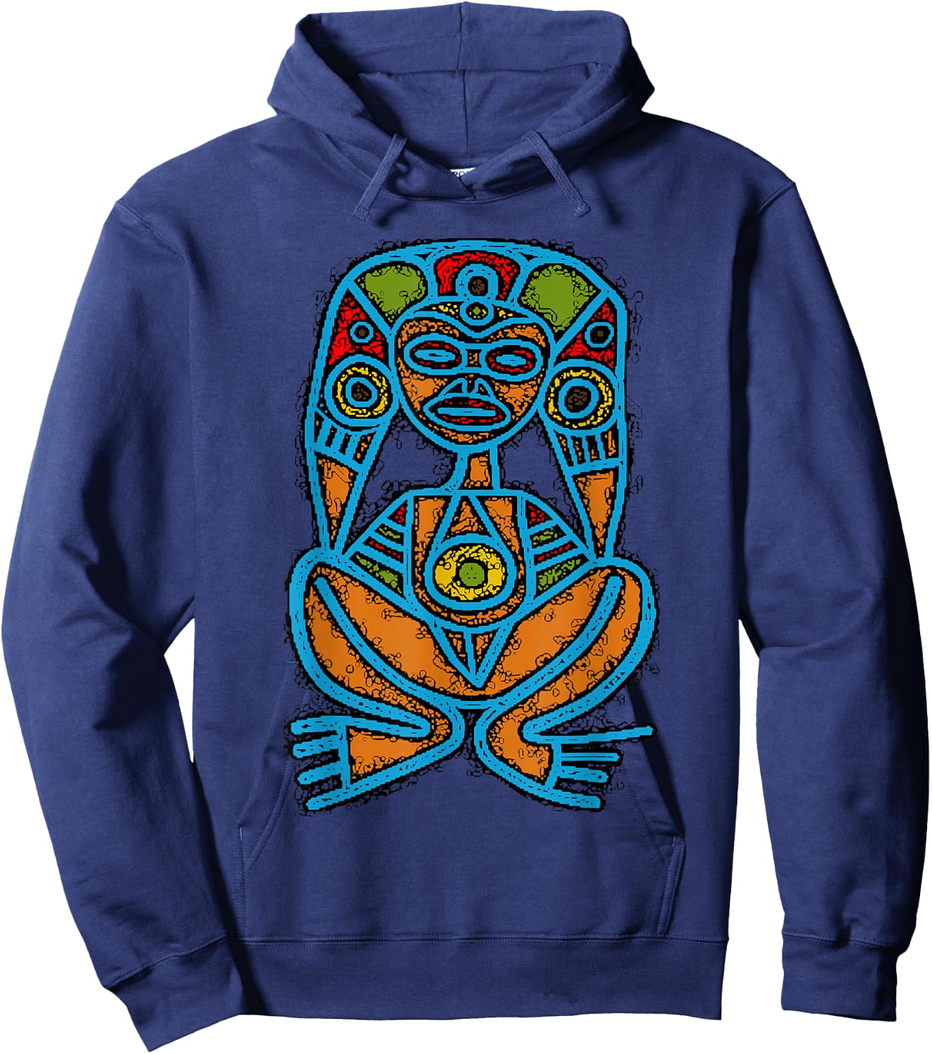 Atabey Goddess Taino Art Symbol Puerto Rico Boricua Hoodie - Hoodie | Navy