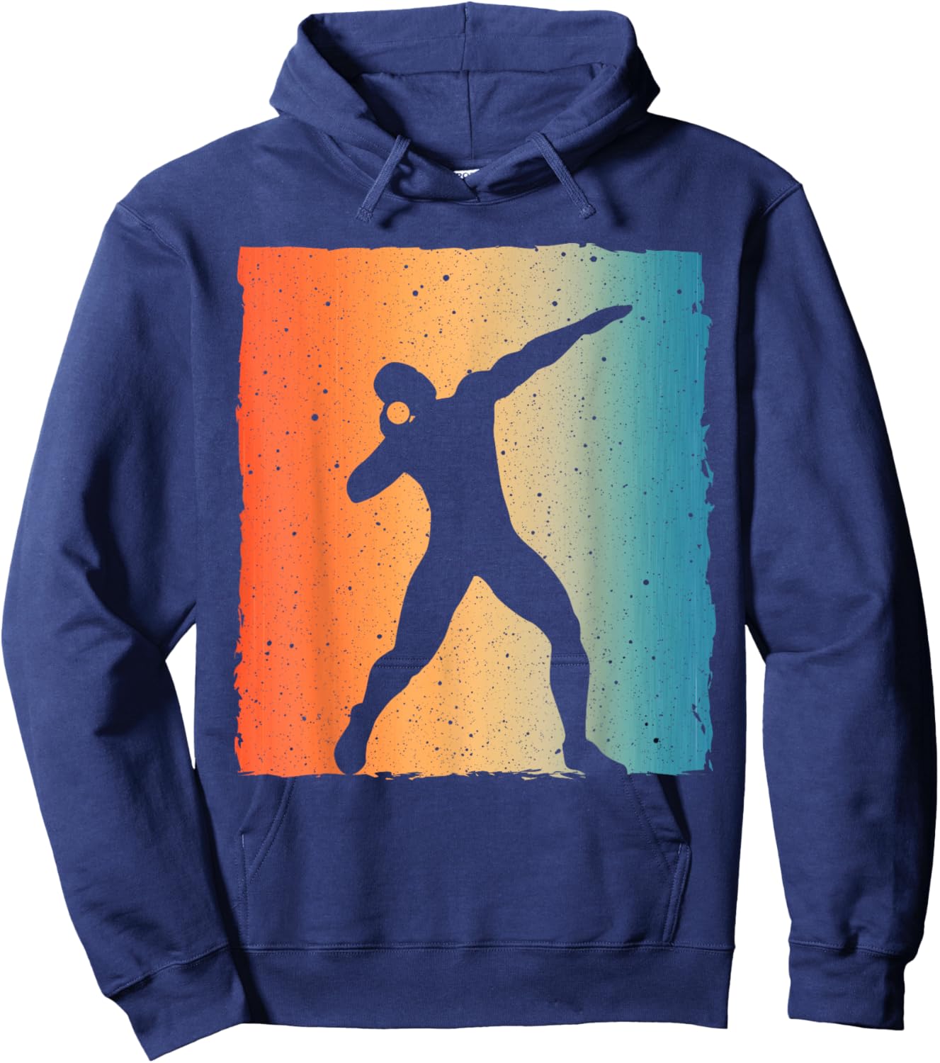 Cool Shot Put Art Women Shotput Throwing Shot Putter Hoodie - Hoodie | Navy