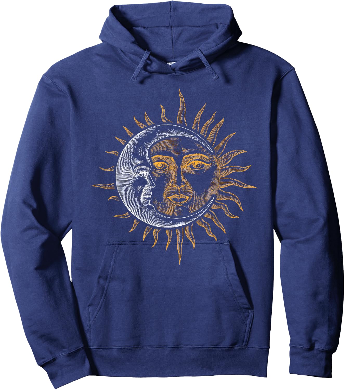 Moon And Sun Astronaut Hoodie - Hoodie | Navy