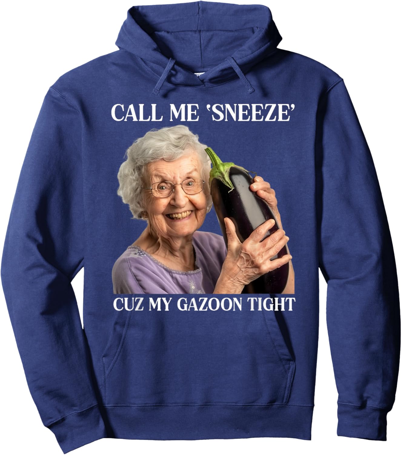 Call Me Sneeze Cuz My Gazoon Tight Funny Embarrassing Hoodie - Hoodie | Navy