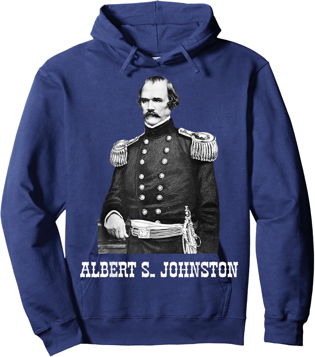 Albert Sidney Johnston American Civil War History Hoodie - Hoodie | Navy