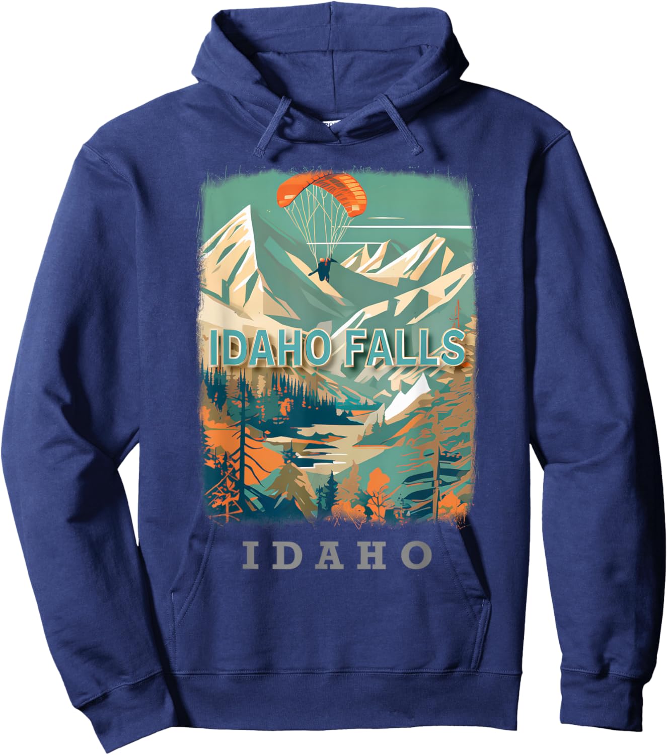 Idaho Falls Idaho ID Breathtaking Mountains SD859 Hoodie - Hoodie | Navy