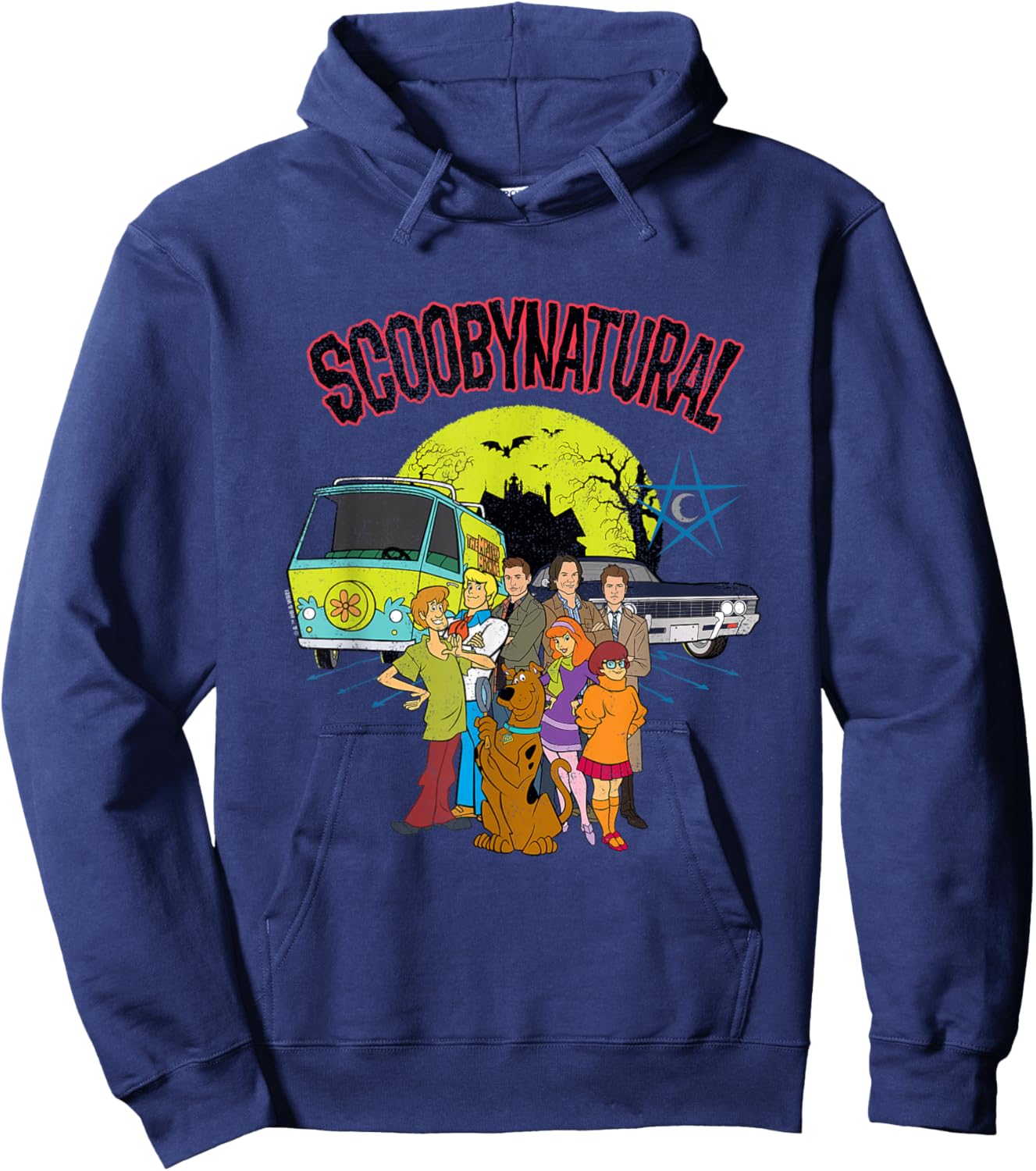 Scooby-Doo Scoobynthetic Mystery Machine and Baby with Gang Hoodie - Hoodie | Navy