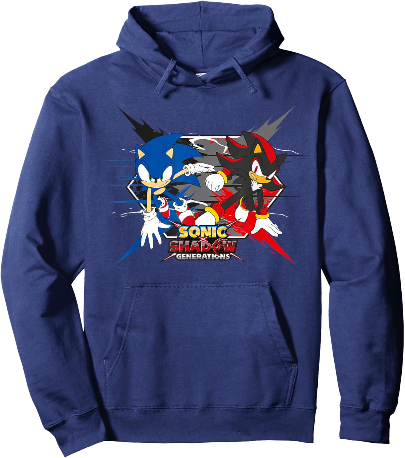 Sonic the Hedgehog, Sonic X Shadow Generations - Crossing Hoodie - Hoodie | Navy