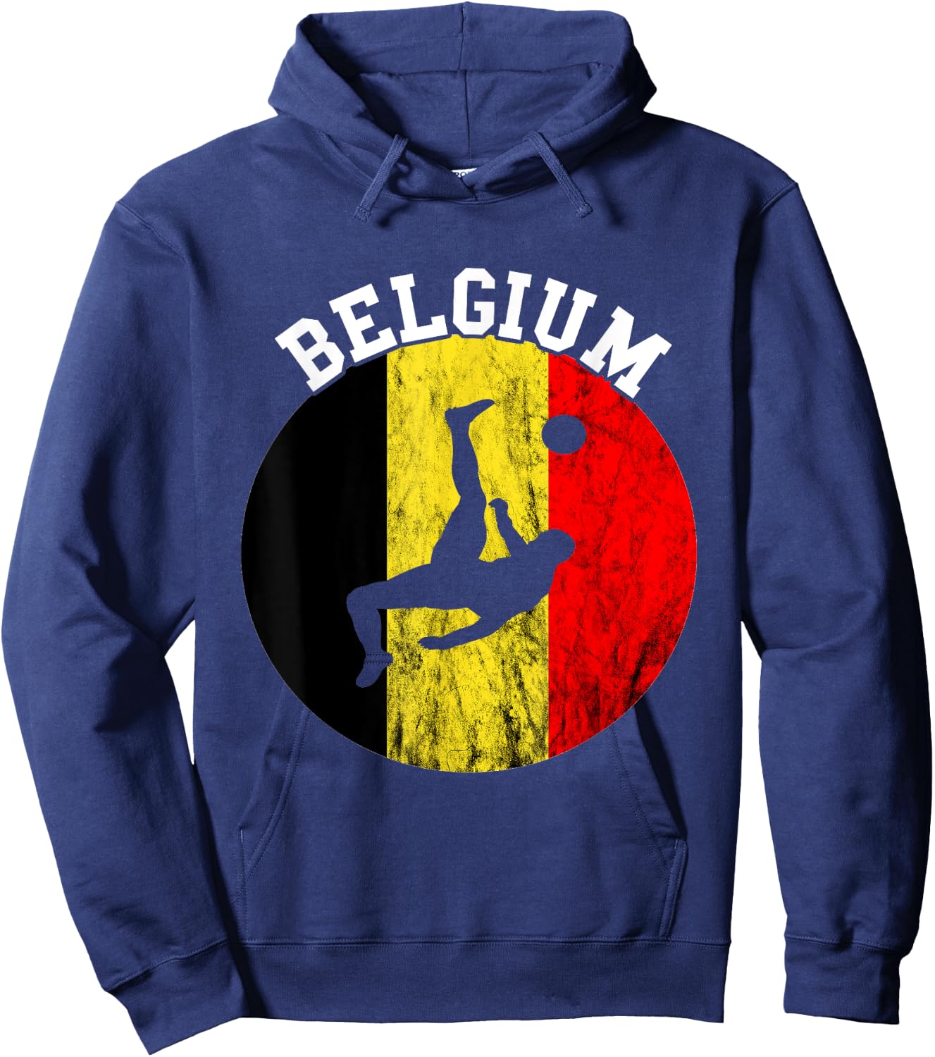 Belgium Soccer Belgian Pride Belgie Belgium Belgium Flag Hoodie - Hoodie | Navy
