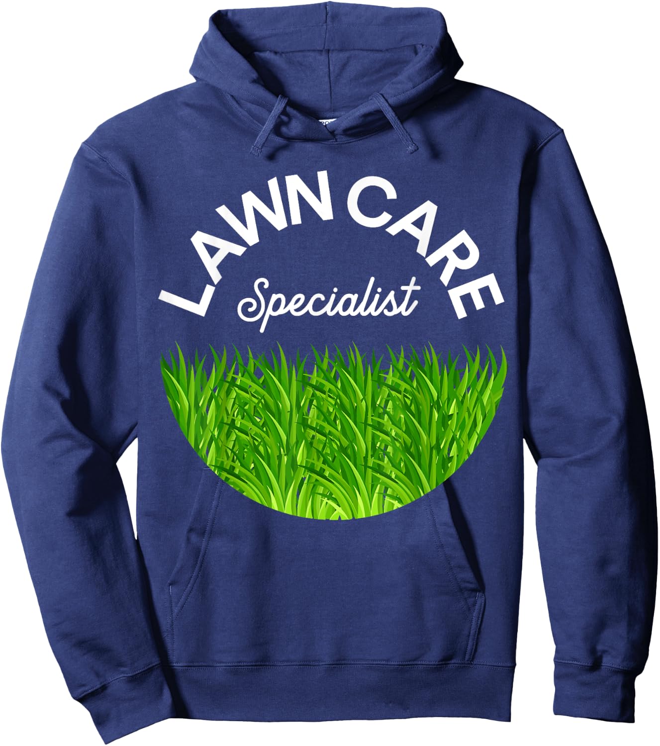Lawn Care Specialist Funny Gardener Lawn Mower Lovers Outfit Hoodie - Hoodie | Navy
