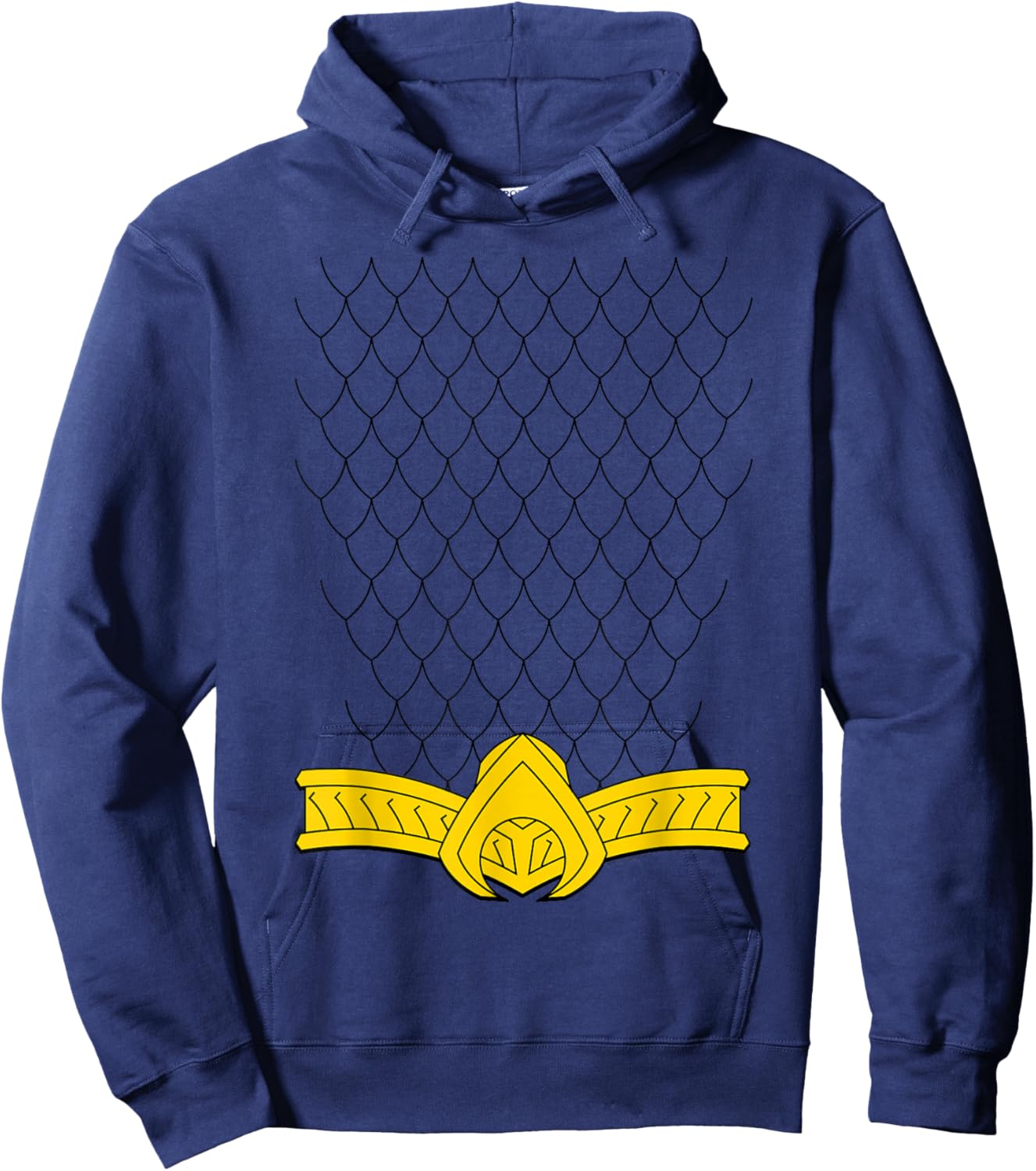 Aquaman New Uniform Halloween Costume Hoodie - Hoodie | Navy