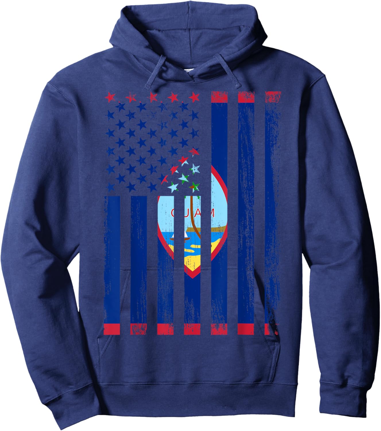 Guam & USA Hoodie - Hoodie | Navy