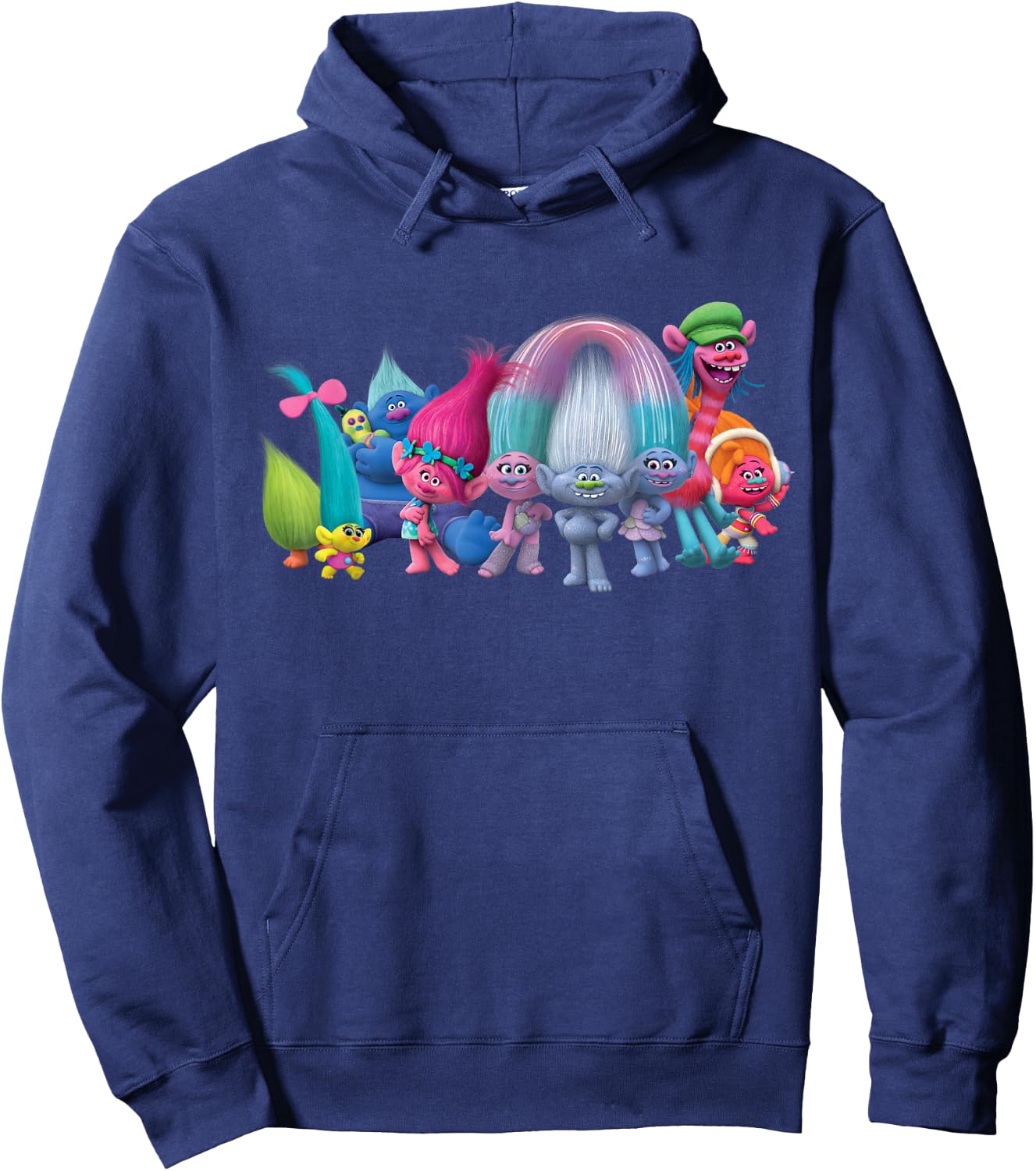 DreamWorks Trolls All Troll Friends Small Hoodie - Hoodie | Navy