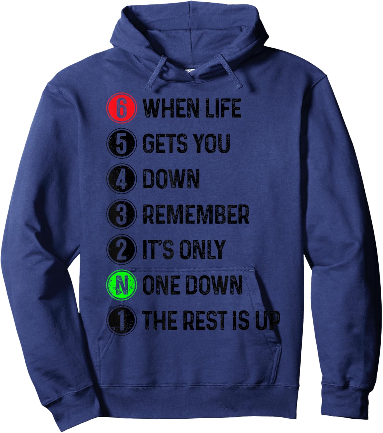 Motorbike Gears Biker Motocross Motorcyclist Gift Hoodie - Hoodie | Navy