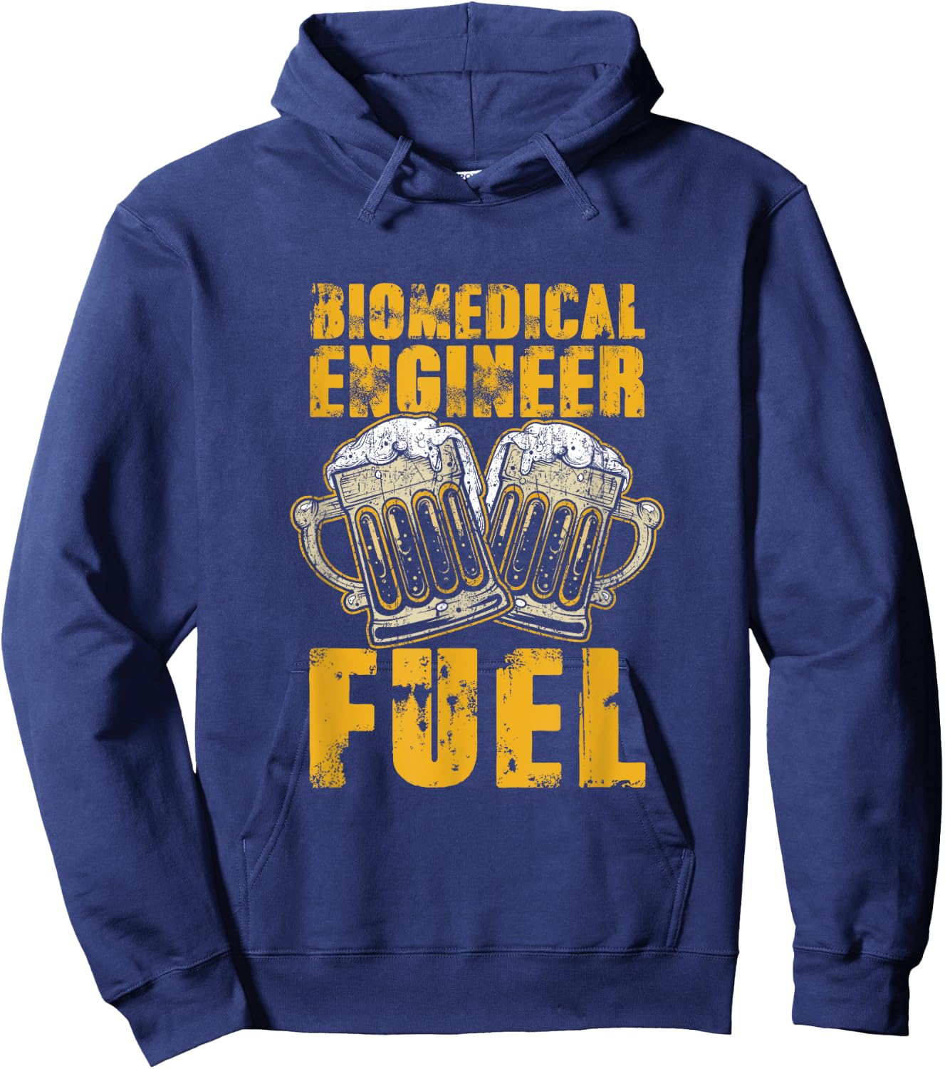 Biomedical Engineer Beer Funny Engineering Gifts Hoodie - Hoodie | Navy
