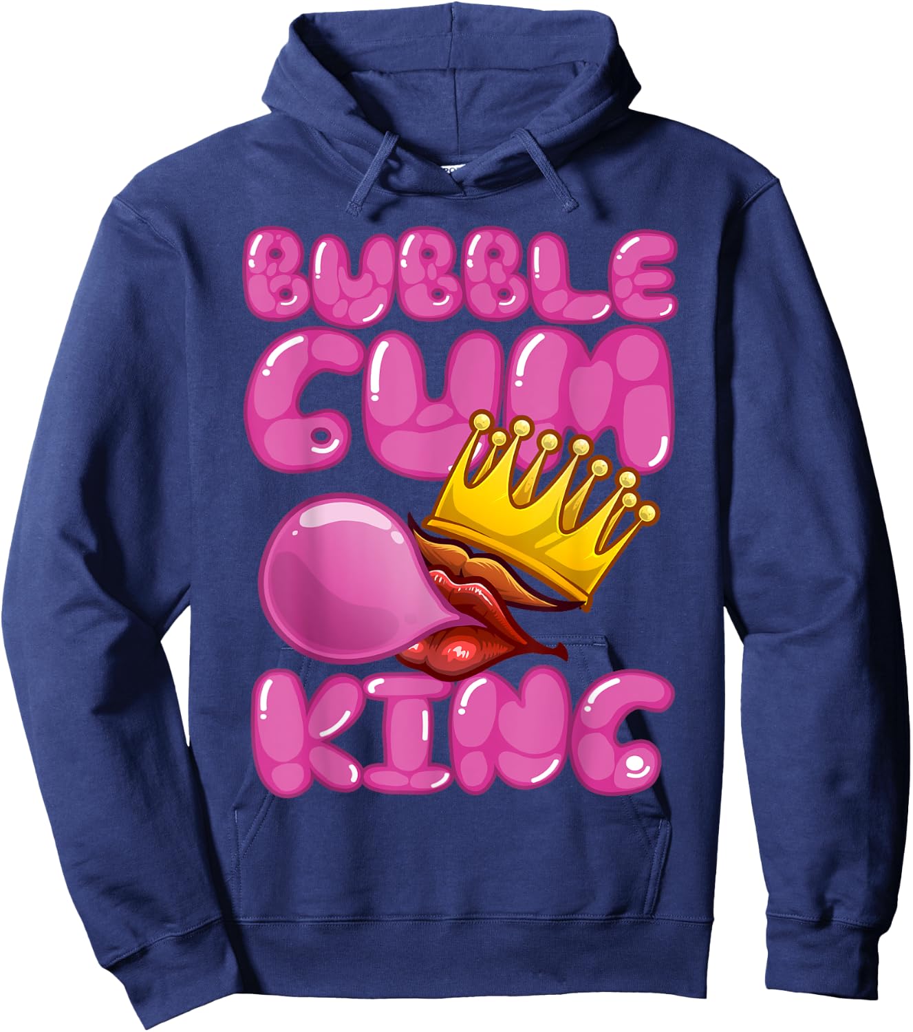 Cool Bubble Gum Design Boys Bubble Gum Candy Lover Hoodie - Hoodie | Navy