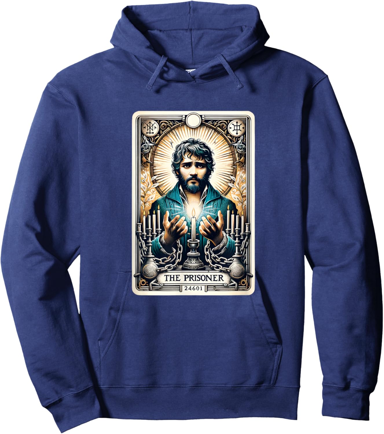 Les Mis The Prisoner Tarot Inspired Hoodie - Hoodie | Navy