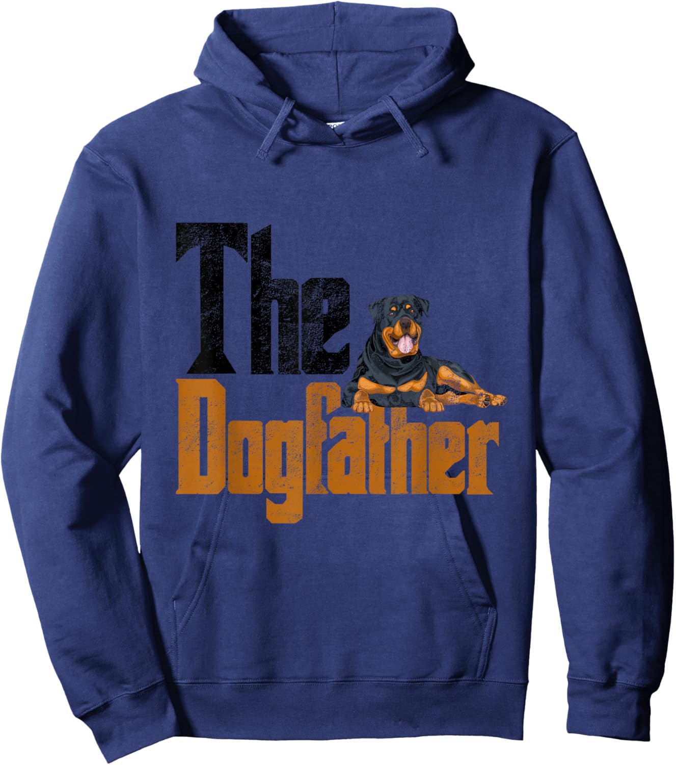 Rottweiler Dog Father Dog Dad Dog Dad Dog Dad Idea Hoodie - Hoodie | Navy