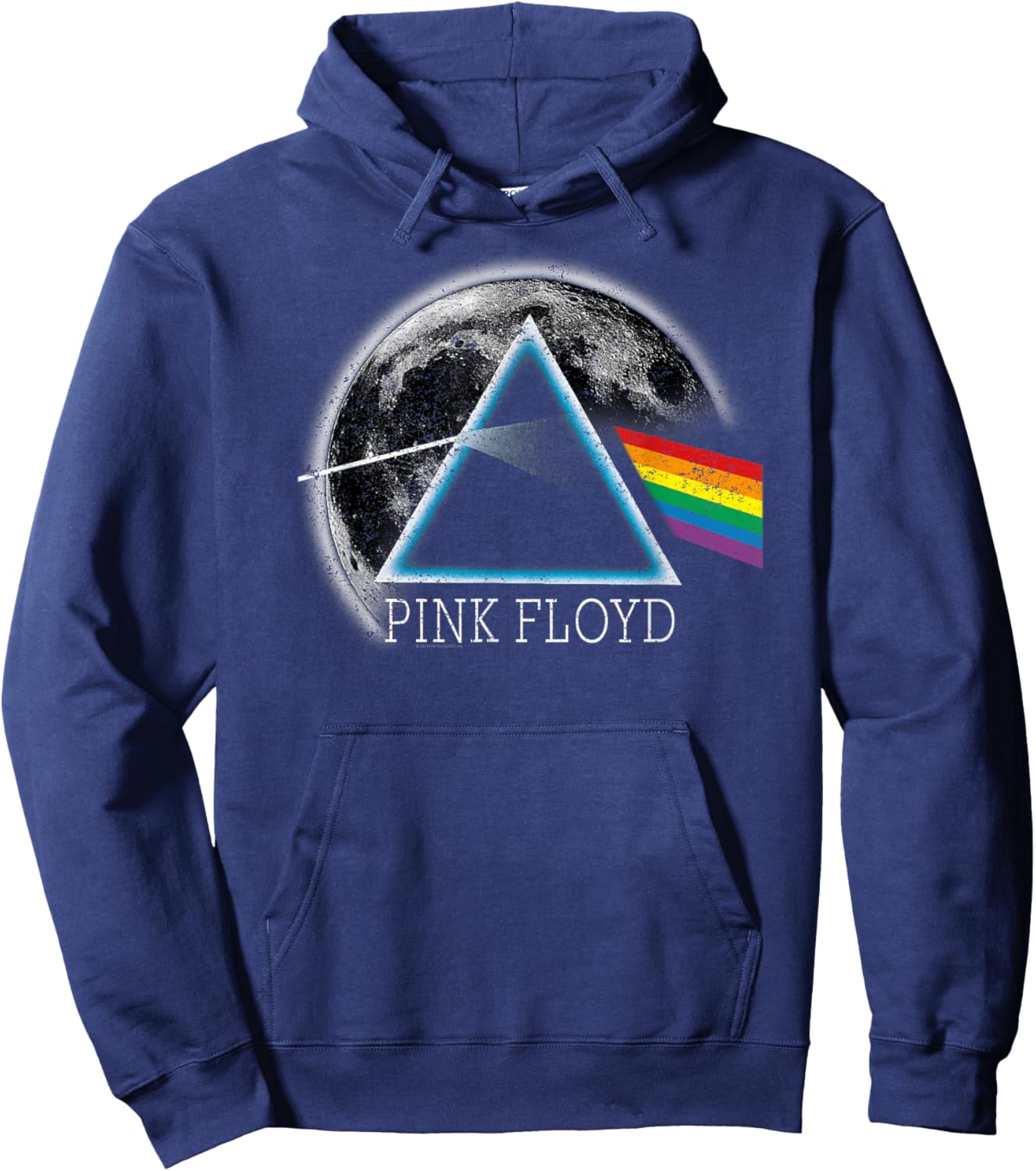 Pink Floyd Dark Side of The Moon Rock Music Band Hoodie - Hoodie | Navy