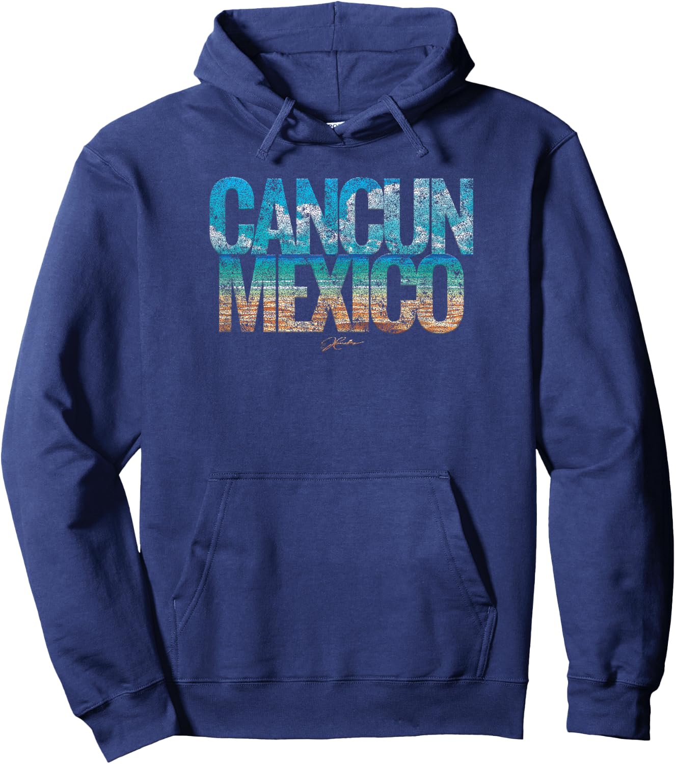 JCombs: Cancun, Mexico, Beach Hoodie - Hoodie | Navy