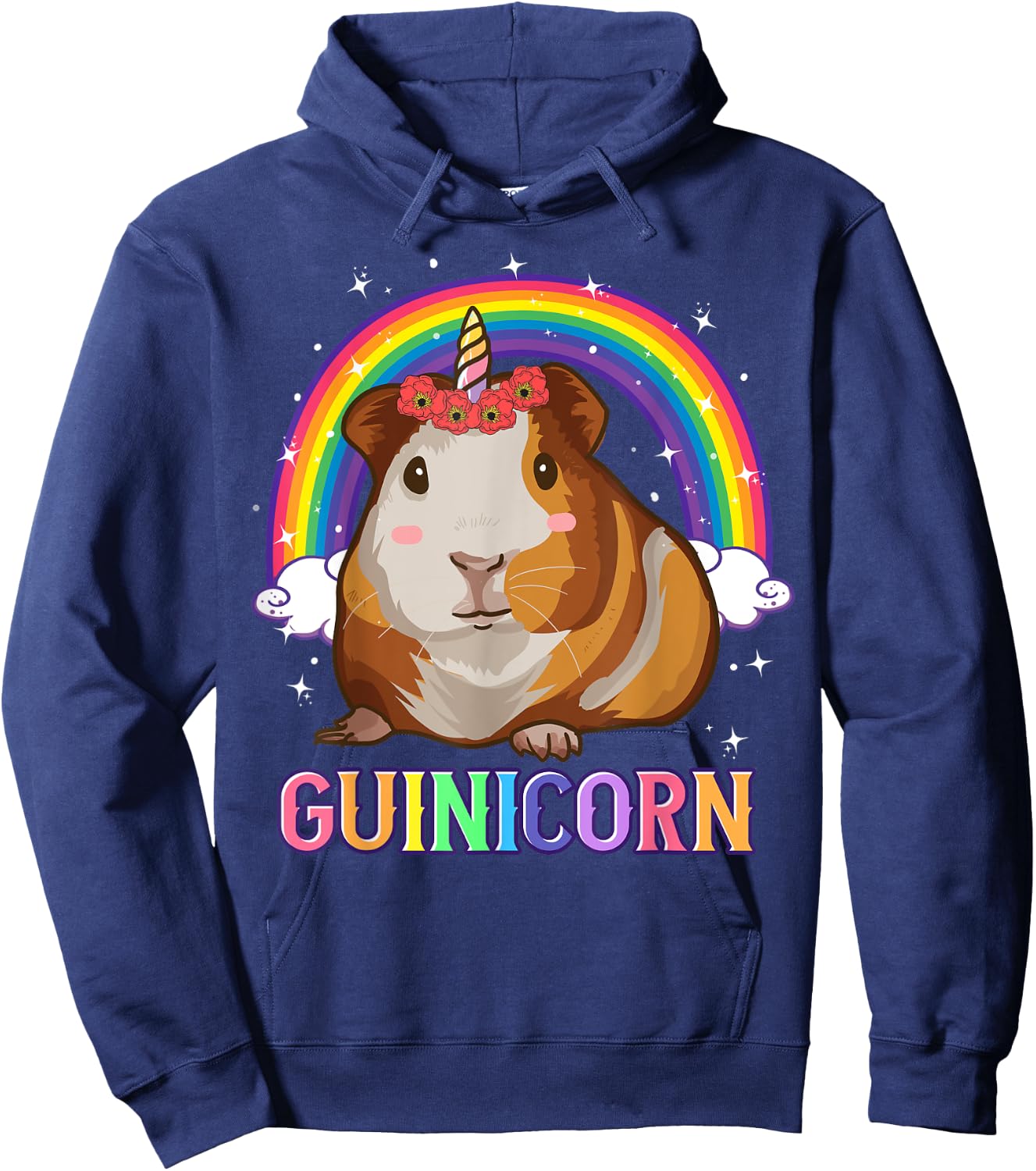 Guinea Pig Shirts For Girls Guinea Pig Unicorn Guinicorn Hoodie - Hoodie | Navy