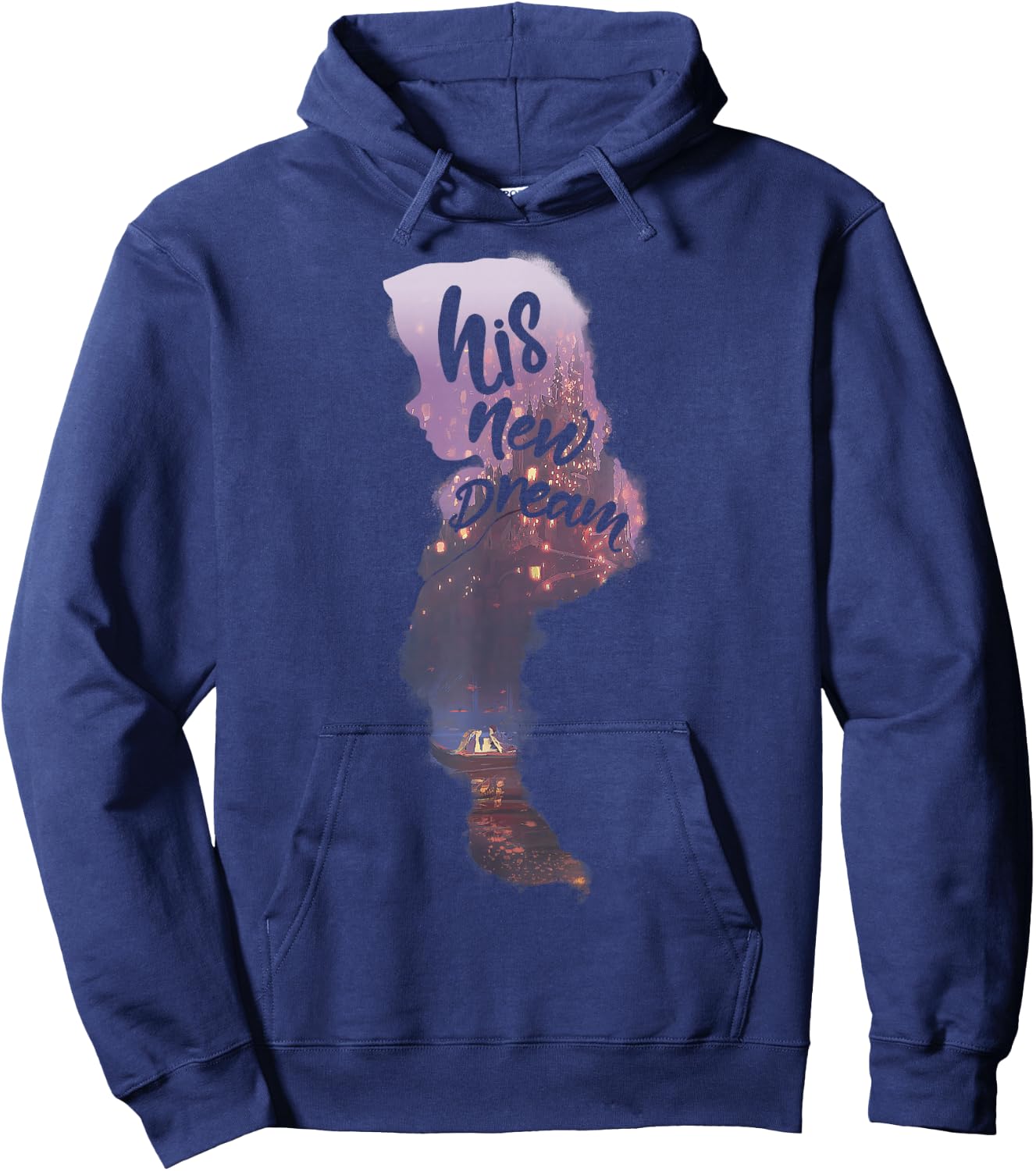 Disney Tangled Rapunzel His New Dream Graphic Hoodie - Hoodie | Navy
