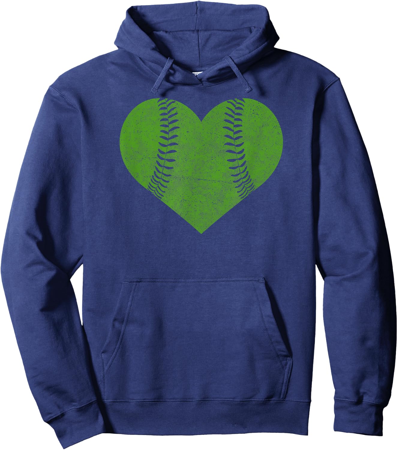 Baseball Heart Shirt Softball Mom Matching Team Gift Green Hoodie - Hoodie | Navy