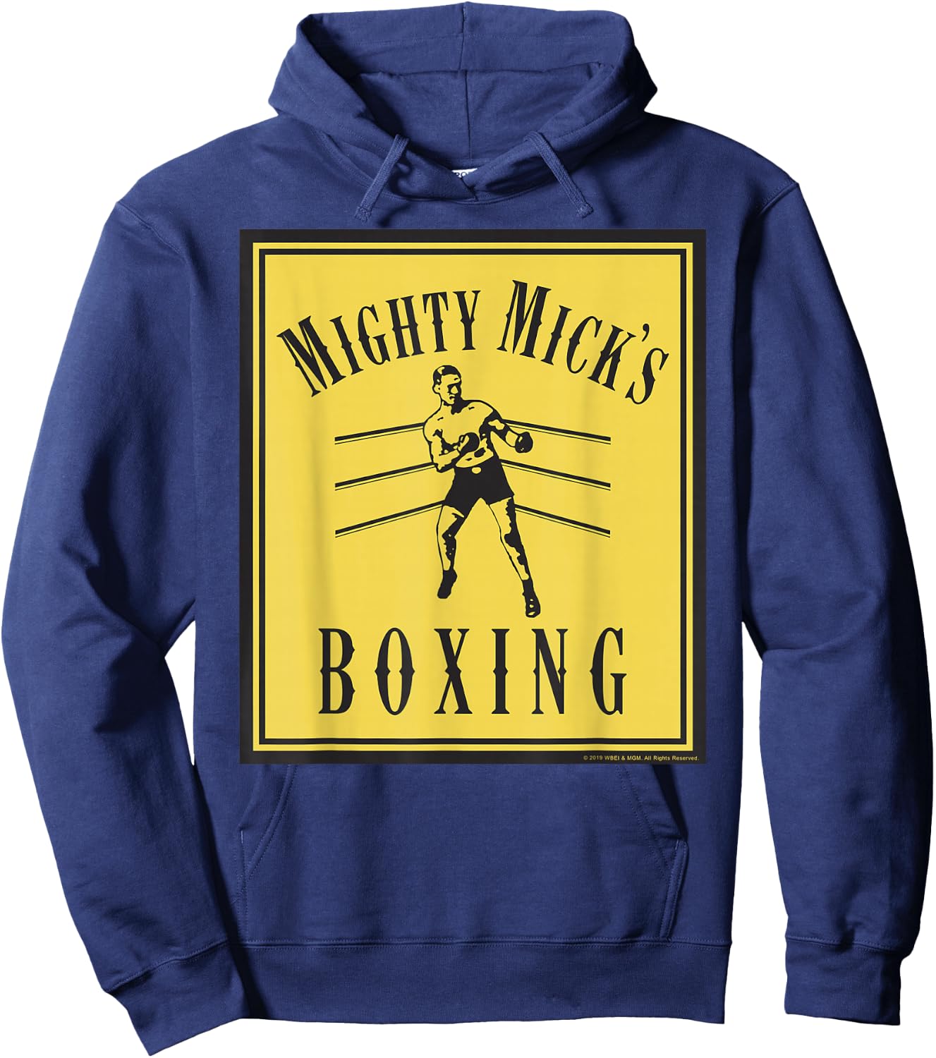 Creed Mighty Mick's Boxing Poster Hoodie - Hoodie | Navy