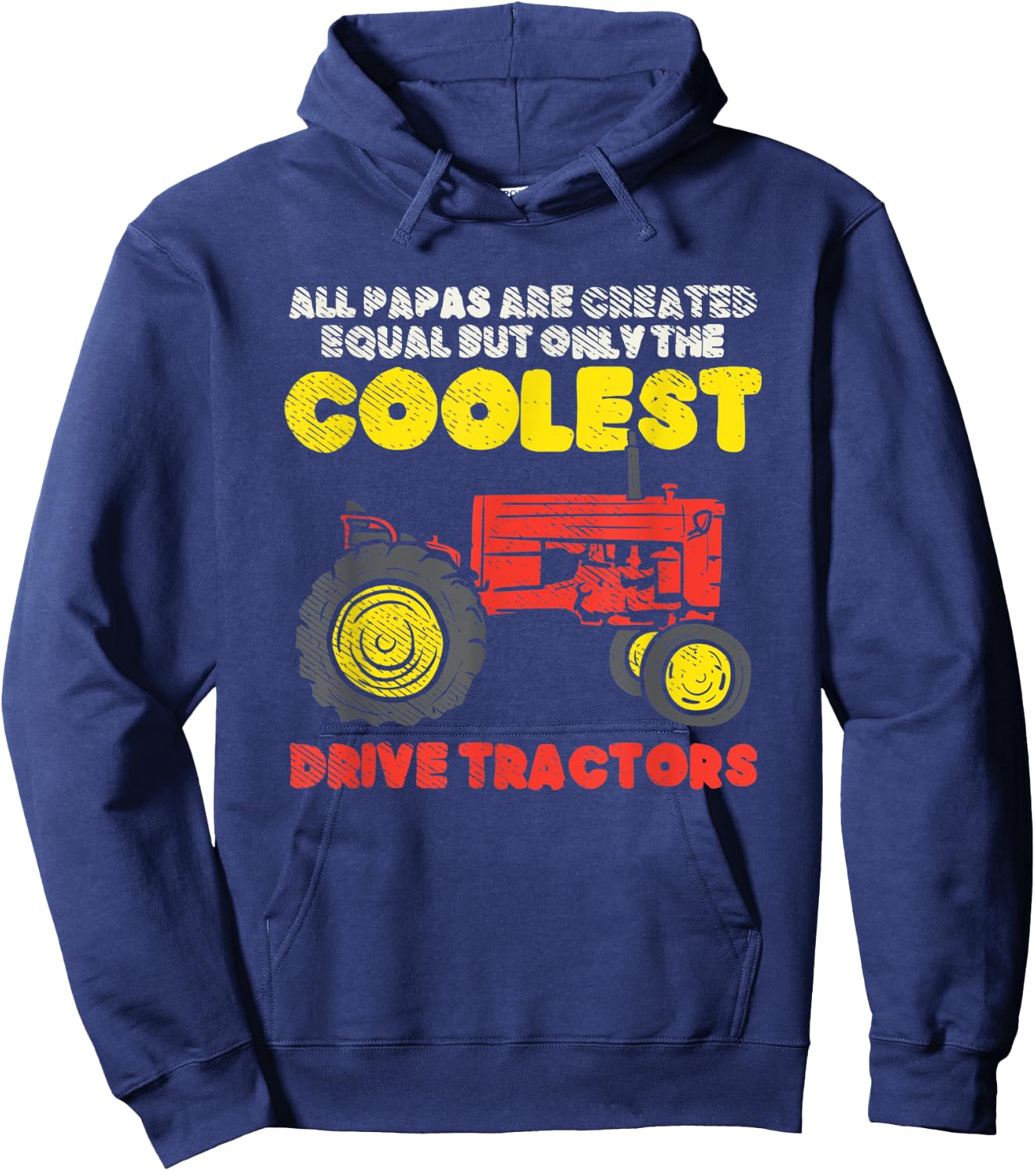 Farming Gifts For Dad, Farmer Gifts For Dad, Farm Dad Hoodie - Hoodie | Navy