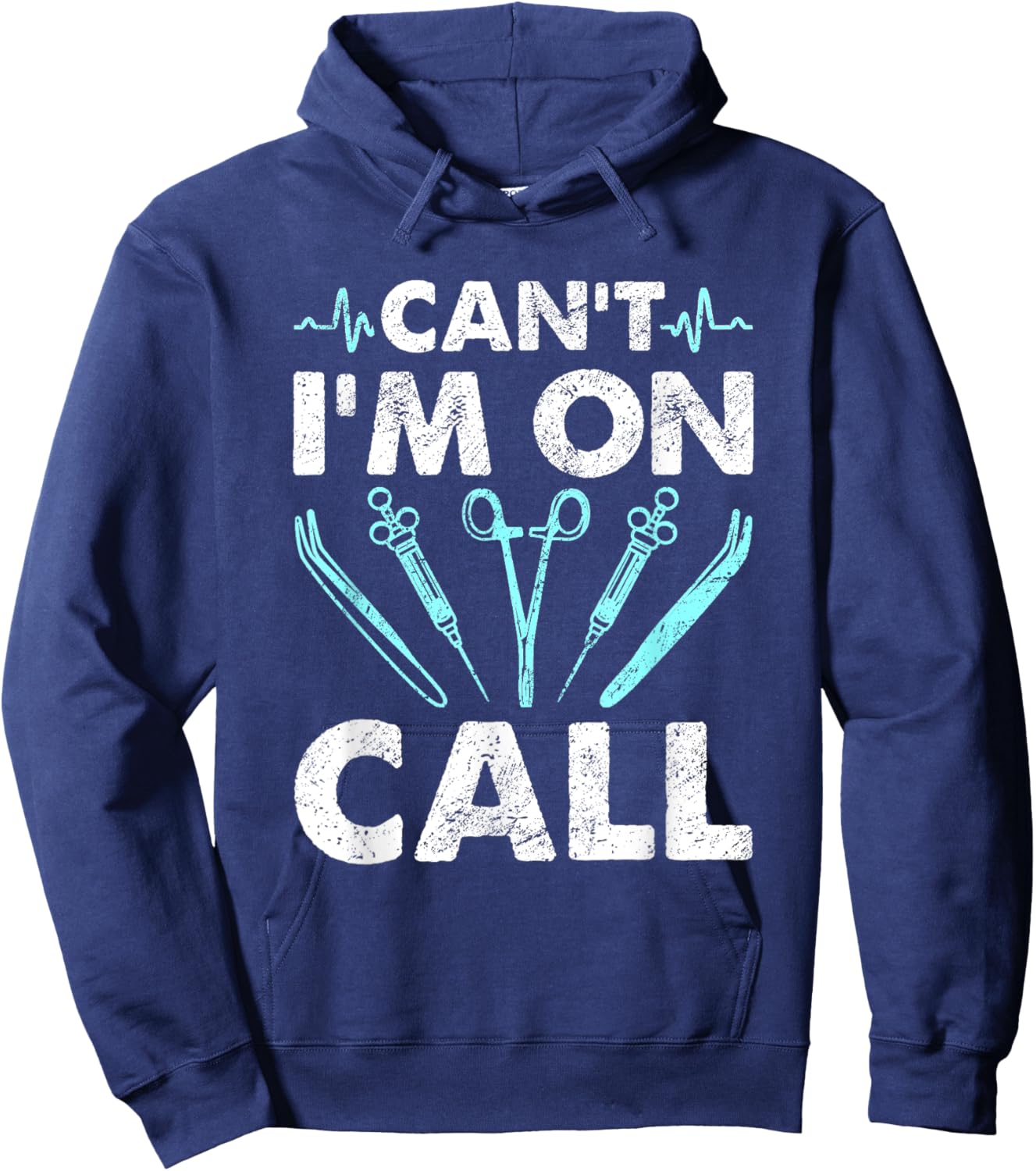 Can´t I´m on call - Funny surgical nurse Hoodie - Hoodie | Navy