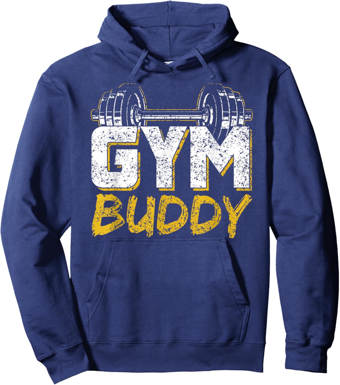 Gym Buddy Workout Fitness Train Training Hoodie - Hoodie | Navy