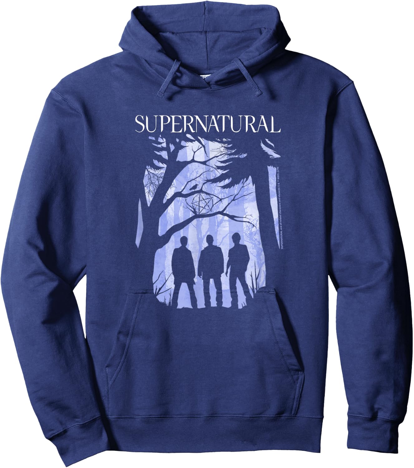 Supernatural Silhouettes Logo Hoodie - Hoodie | Navy