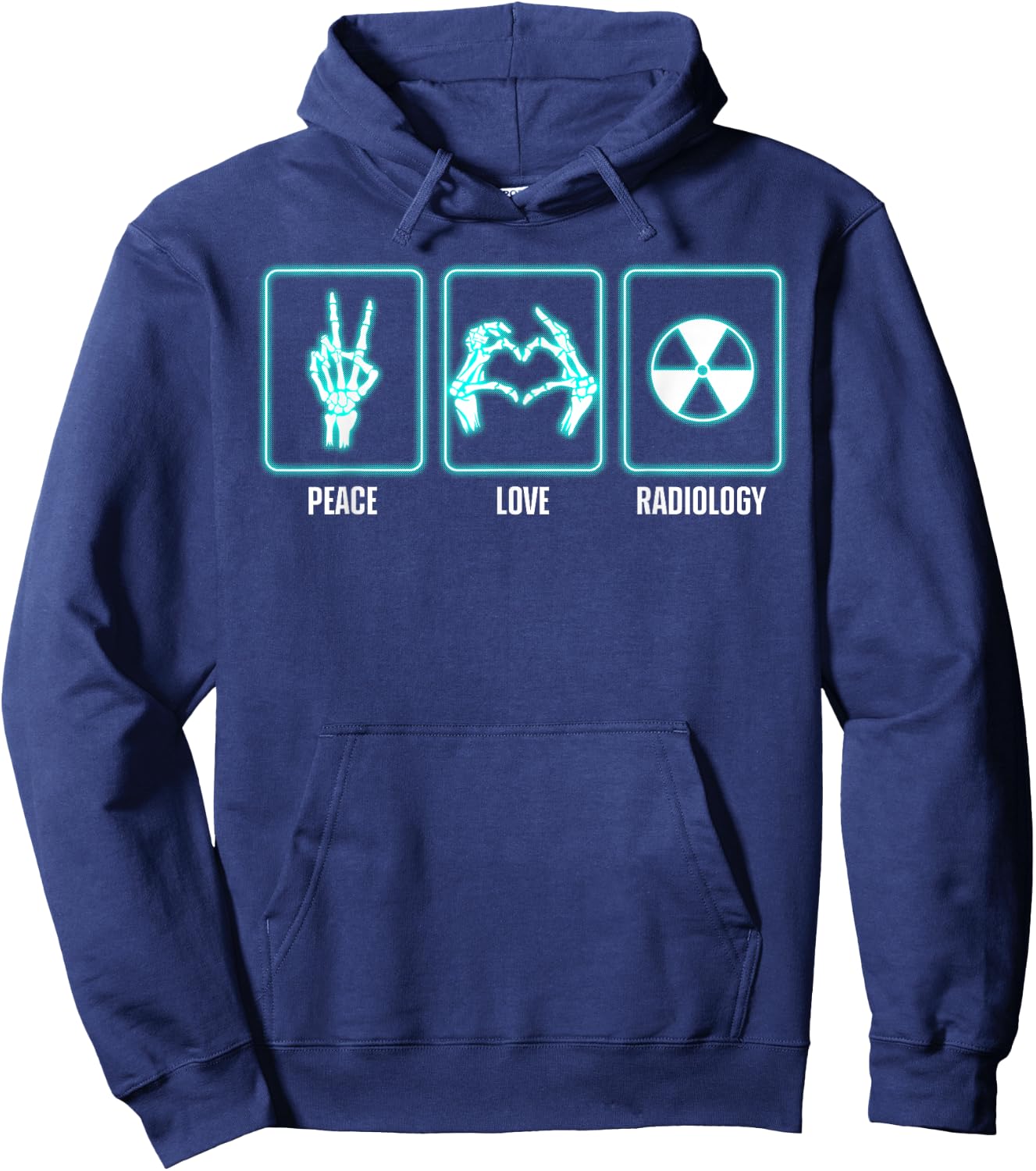 Funny Radiology Women Rad Xray Radiation Technician Hoodie - Hoodie | Navy