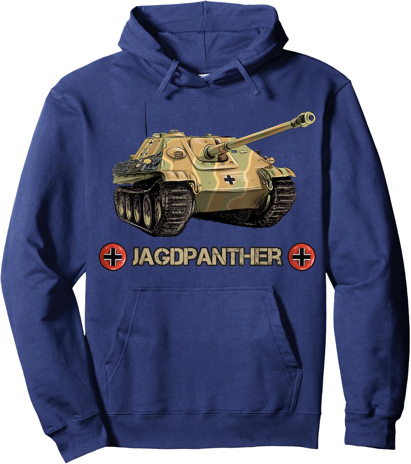 Vintage World War 2 German Anti tank Jagdpanther Sd.Kfz. 173 Hoodie - Hoodie | Navy