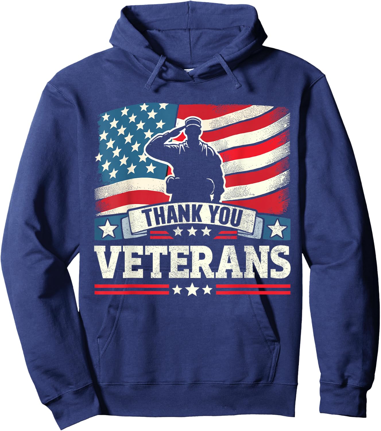 Thank you veterans day proud soldier for patriotic american Hoodie - Hoodie | Navy