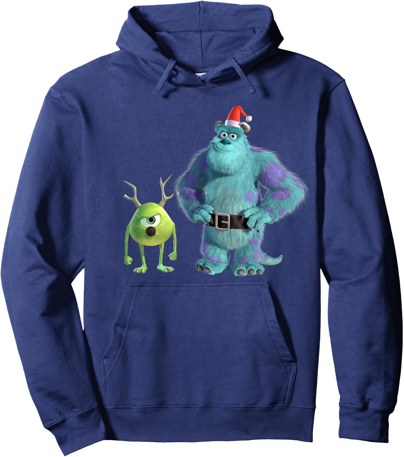 Disney PIXAR Monsters, Inc. Mike and Sulley Holiday Hoodie - Hoodie | Navy