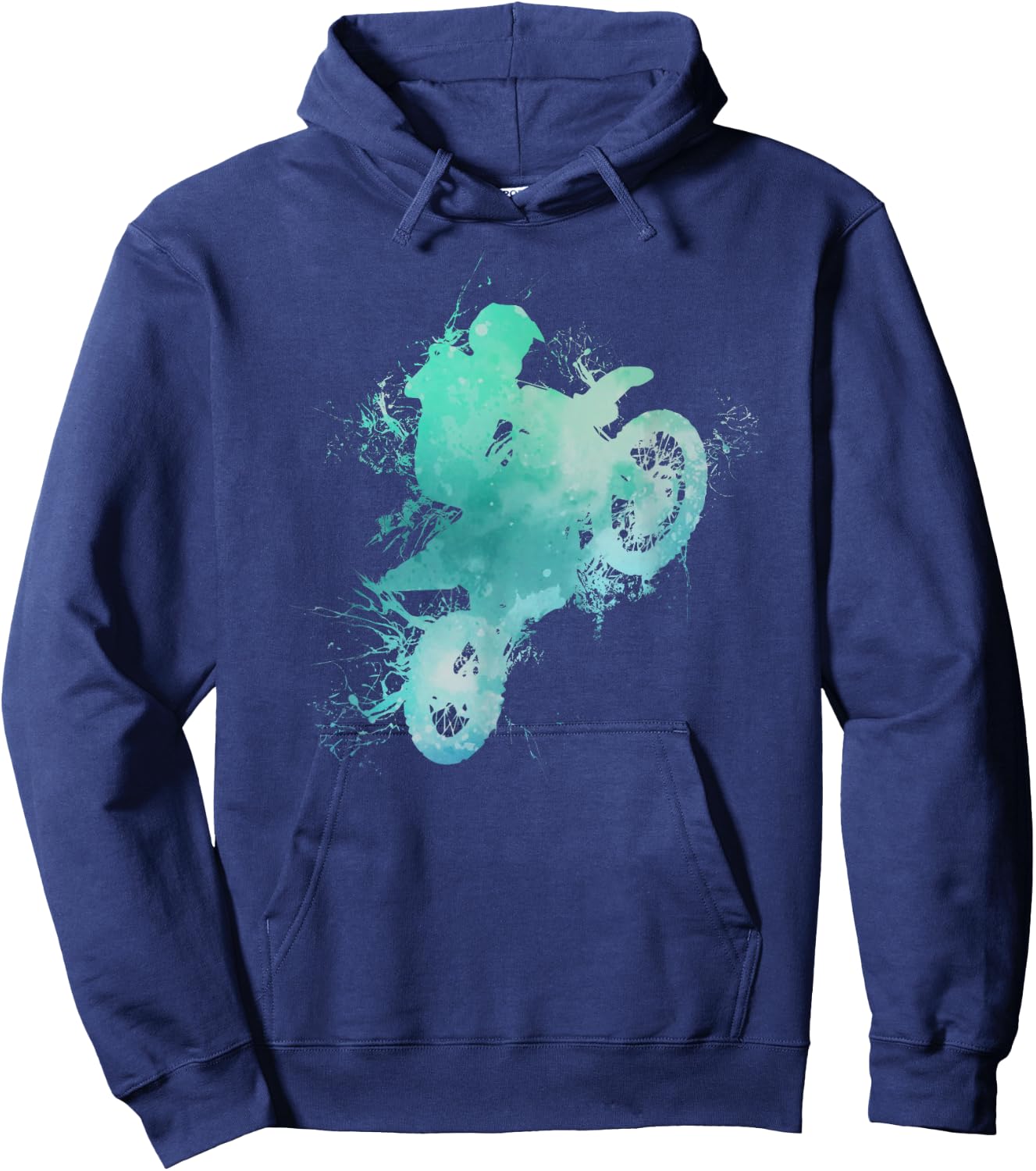 Dirt Bike Riding - MX Motocross Supercross Hoodie - Hoodie | Navy