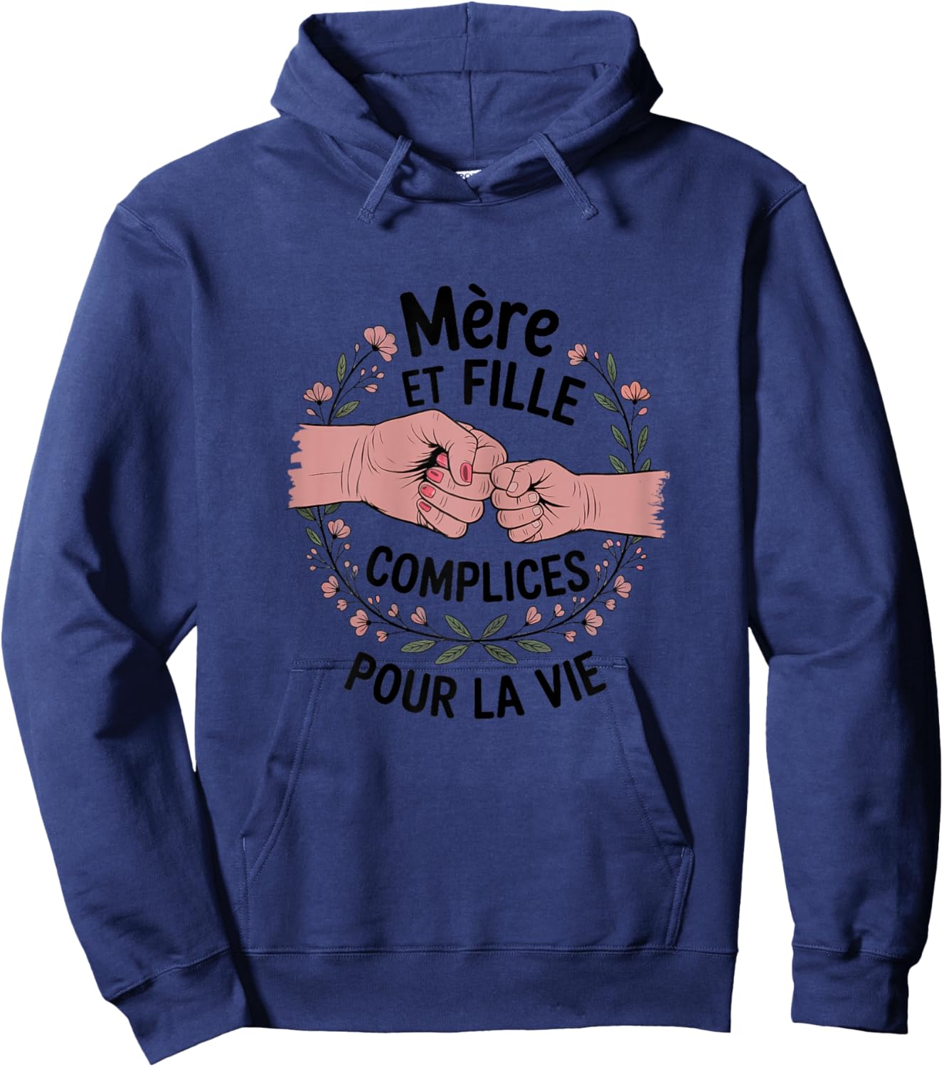 Mother And Daughter Accomplices For Life Gift Mother's Day , Black, S Hoodie - Hoodie | Navy