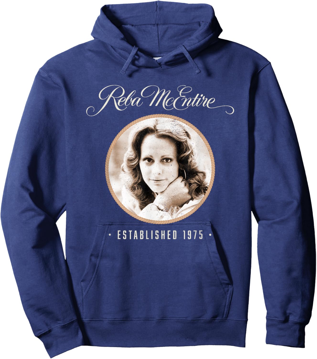 Reba: Established 1975 Hoodie - Hoodie | Navy