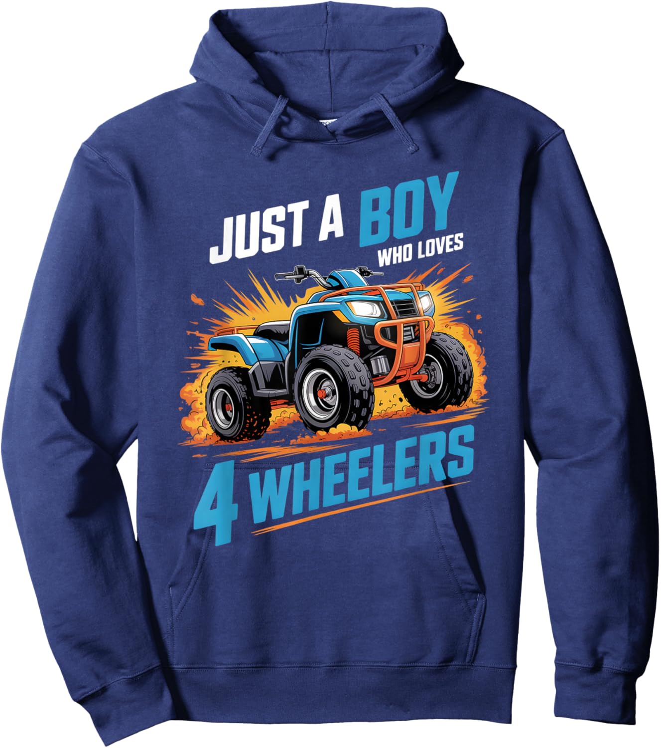 Boys 4 Wheeler Hoodie - Hoodie | Navy