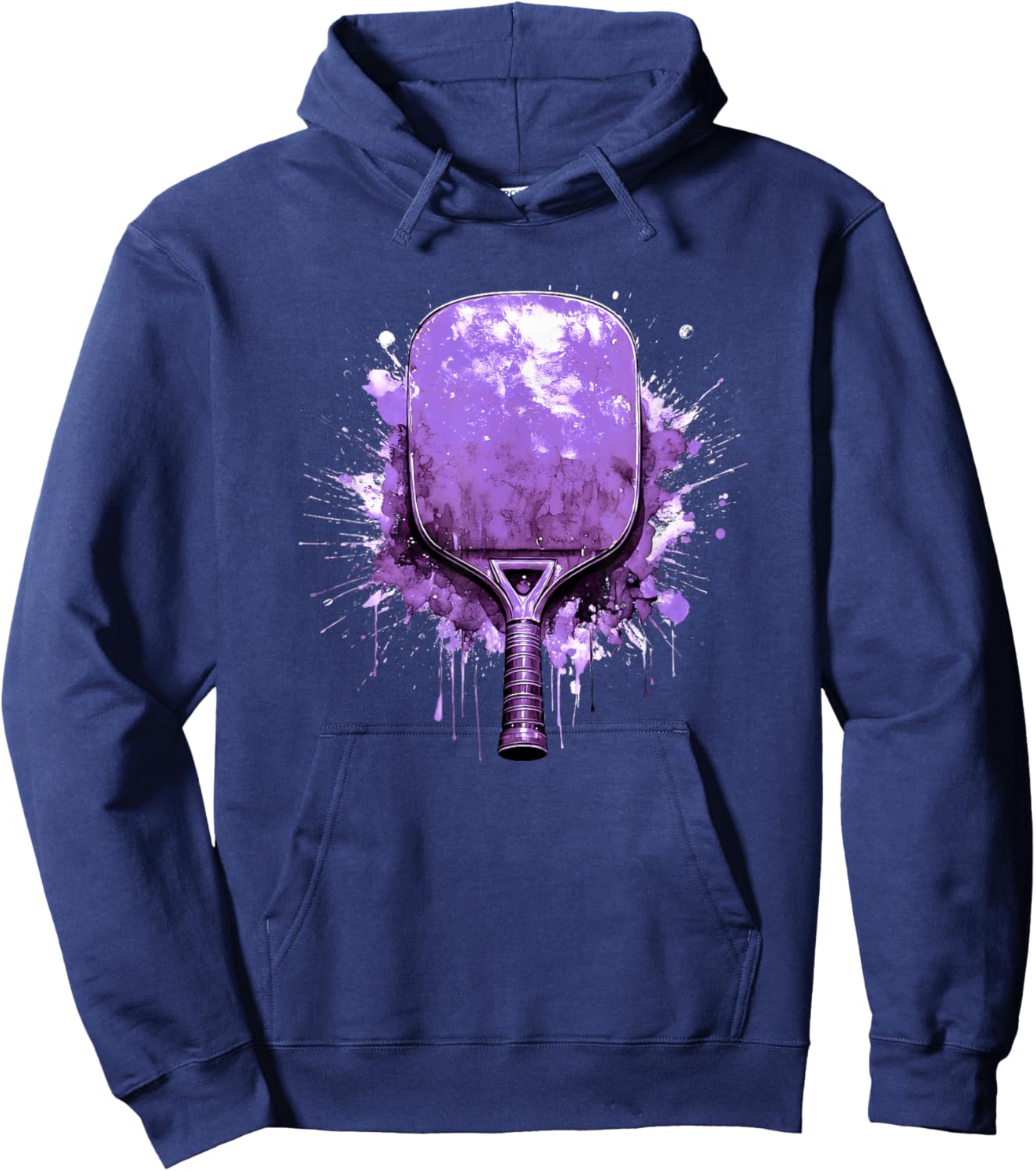 Purple Pickleball Paddle Pickleball Shirt Purple Pickleball Hoodie - Hoodie | Navy