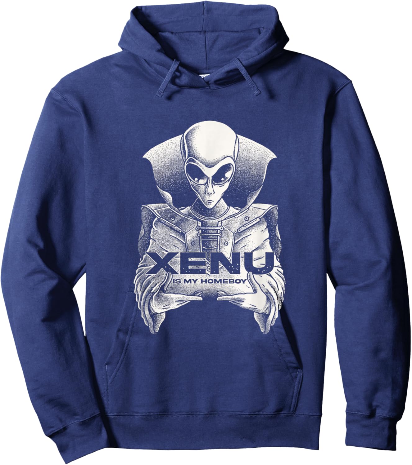 Funny Scientology Xenu Is My Homeboy Alien Scientologists Hoodie - Hoodie | Navy