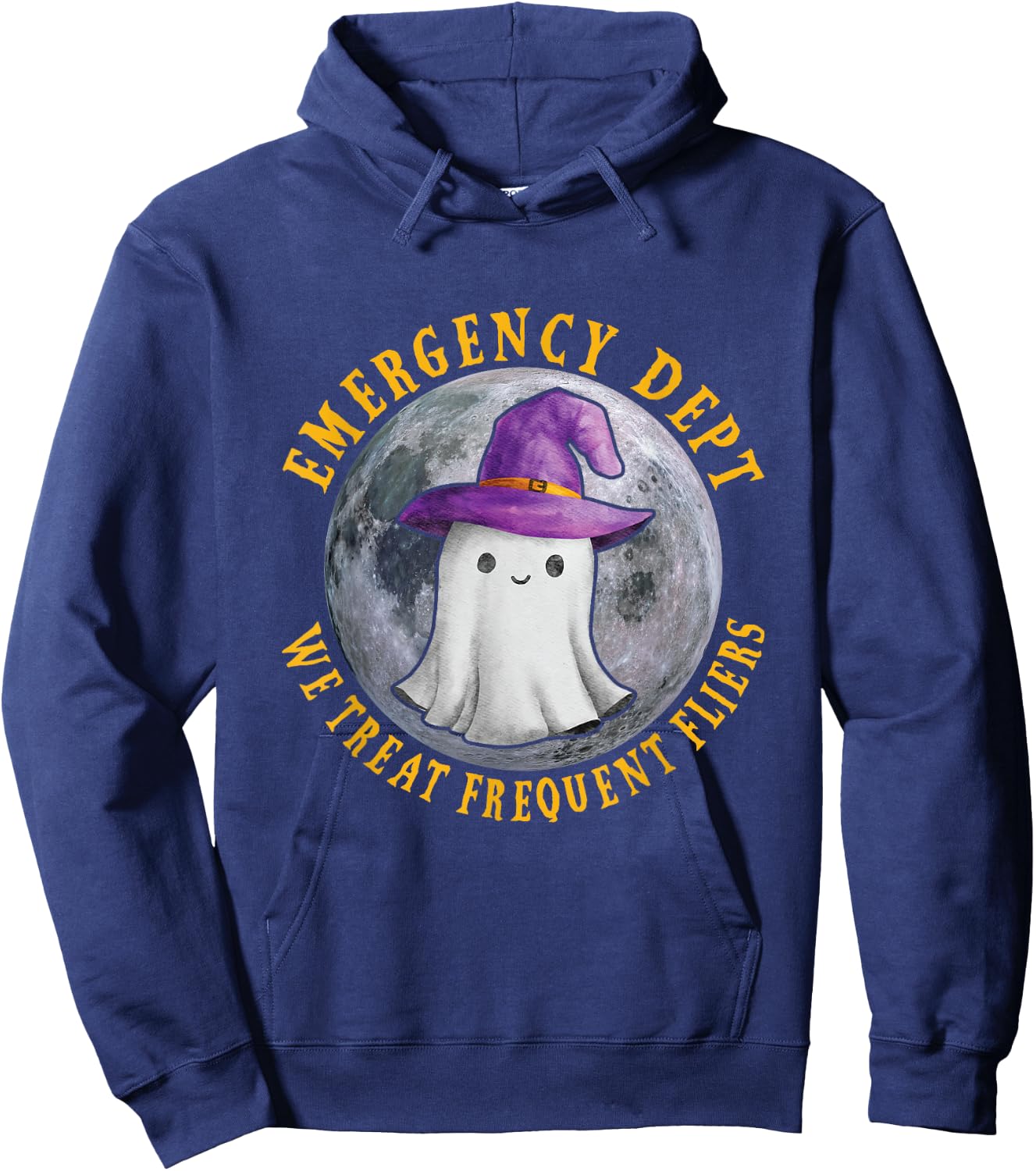 ER Nurse Halloween Emergency Room Dept Nurse Tech ED Rn Fall Hoodie - Hoodie | Navy