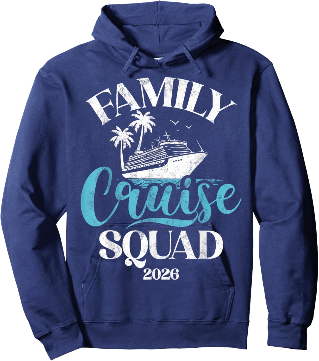 Family Cruise 2026 Cruise Squad Family Trip Hoodie - Hoodie | Navy