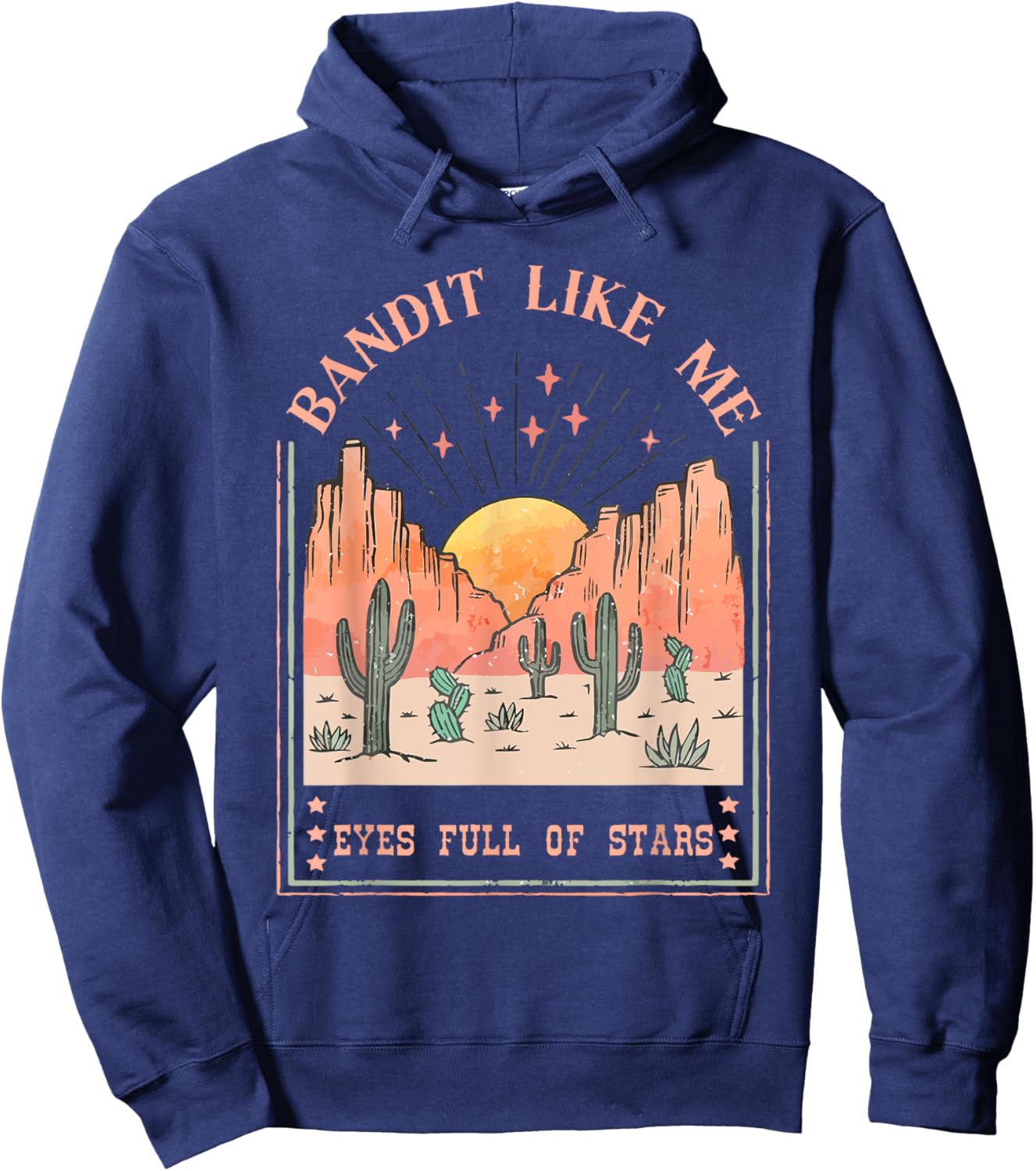Bandit Like Me Eyes Full Of Stars Hoodie - Hoodie | Navy