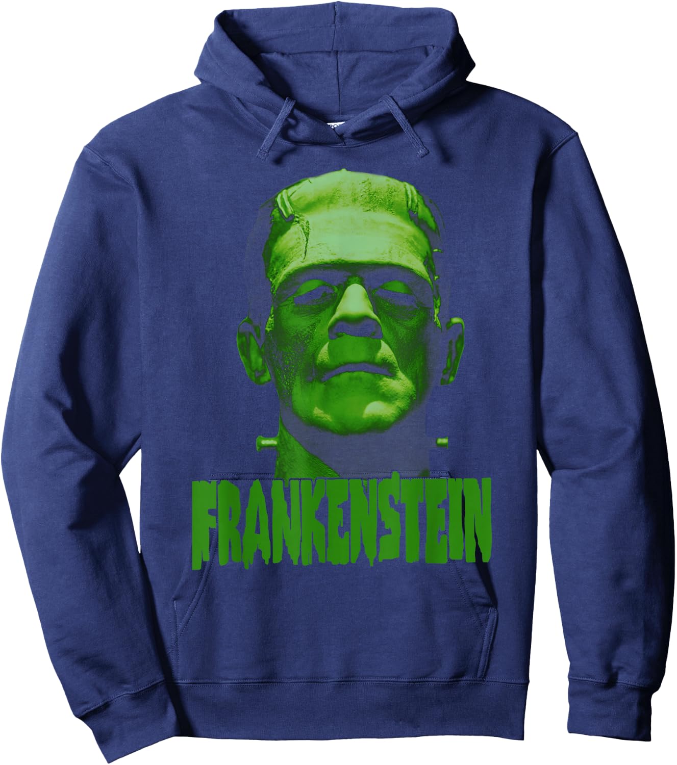 Universal Monsters Frankenstein Dark Portrait Hoodie - Hoodie | Navy