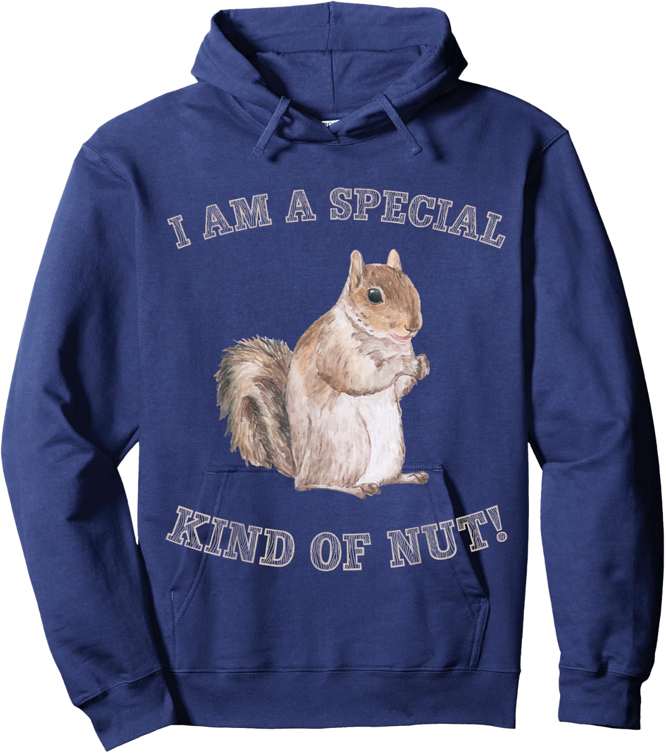 I'm a Special Kind of Nut Forest Animal Funny Squirrel Hoodie - Hoodie | Navy