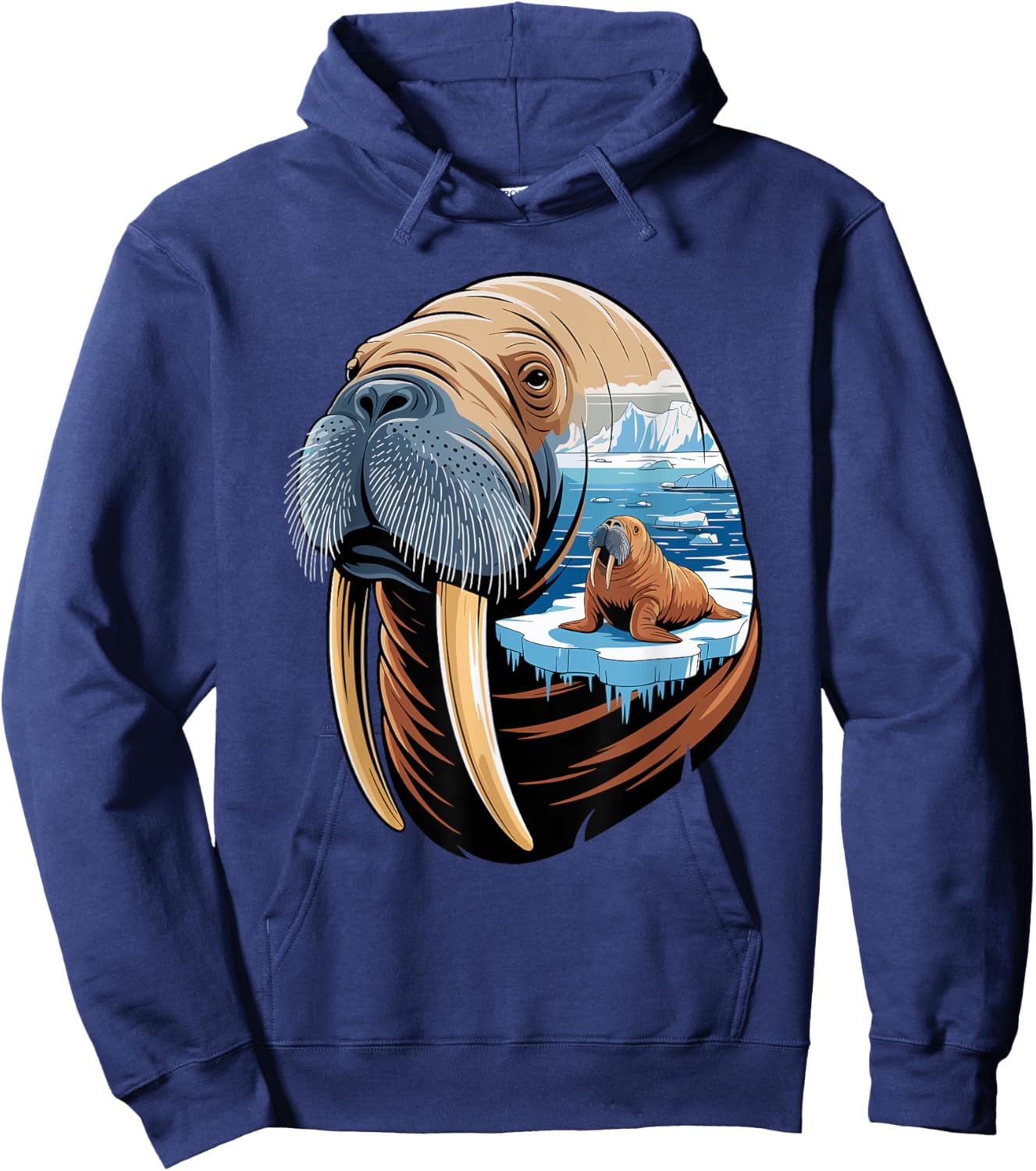 Multiple Exposure Morse Morses Hoodie - Hoodie | Navy