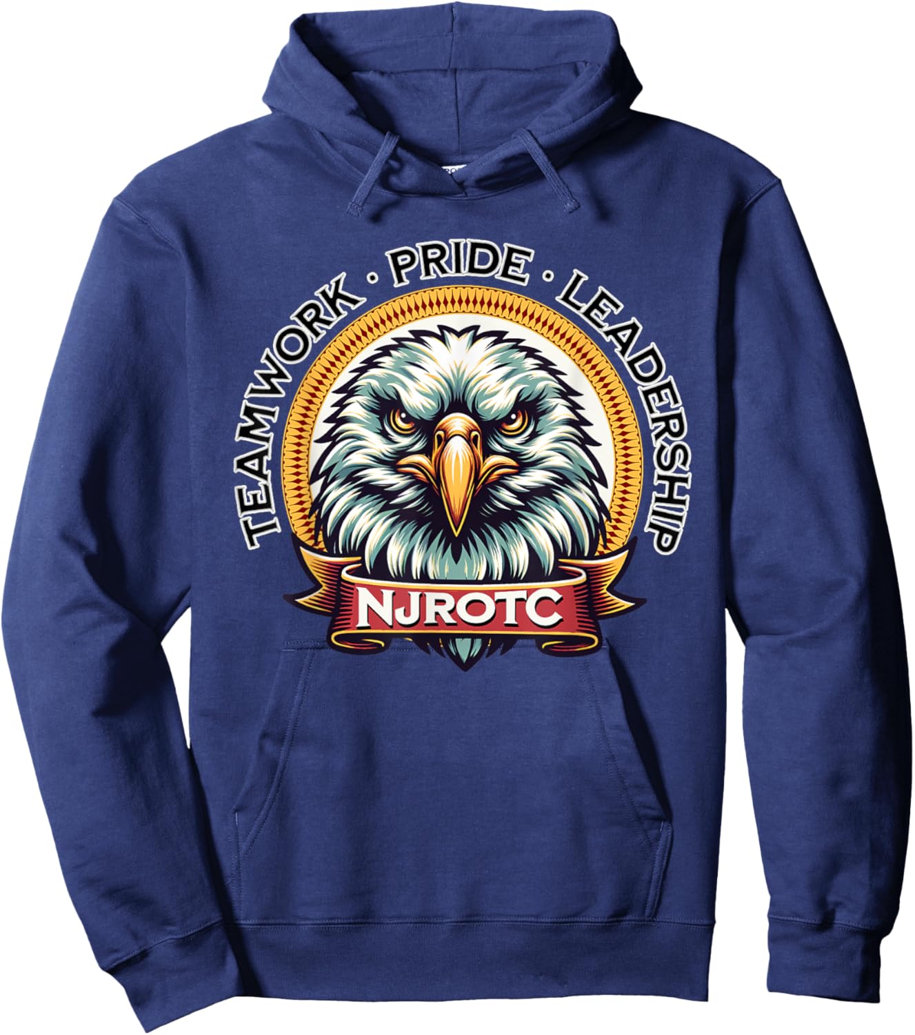 Proud NJROTC Cadet Military Naval Junior ROTC Student NJROTC Hoodie - Hoodie | Navy