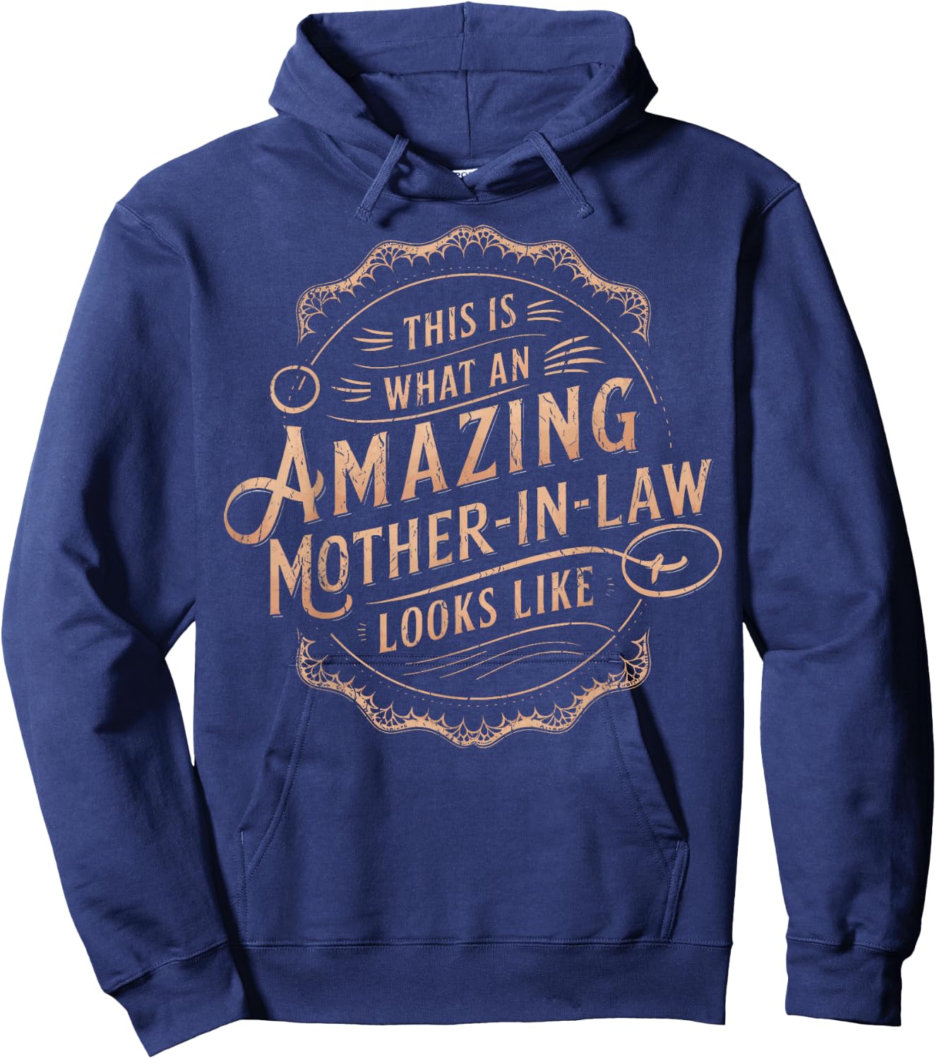 Cute This Is What An Amazing Mother In Law Looks Like Hoodie - Hoodie | Navy